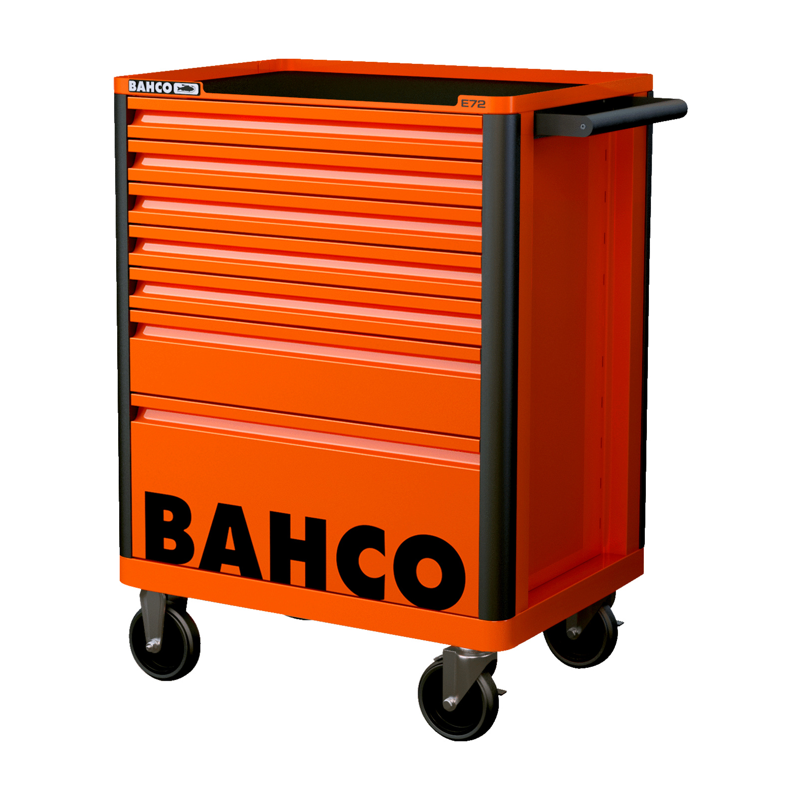 Servante 7 tiroirs 693 x 510 x 955 mm noir BAHCO - 1472K7BLACK