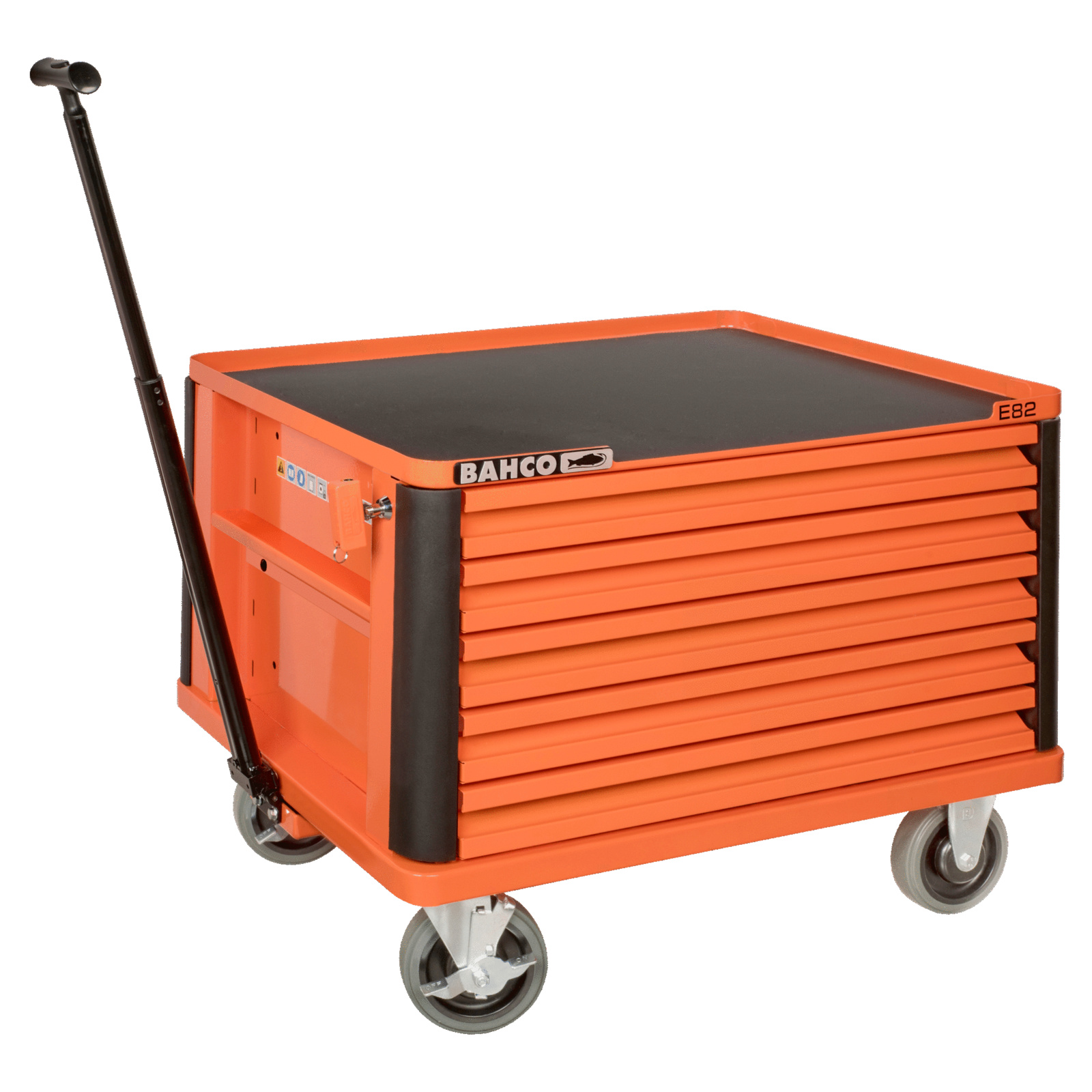 Coffre 5 tiroirs avec roues châssis double paroi 542 x 515 x 699 mm BAHCO - 1482K5W