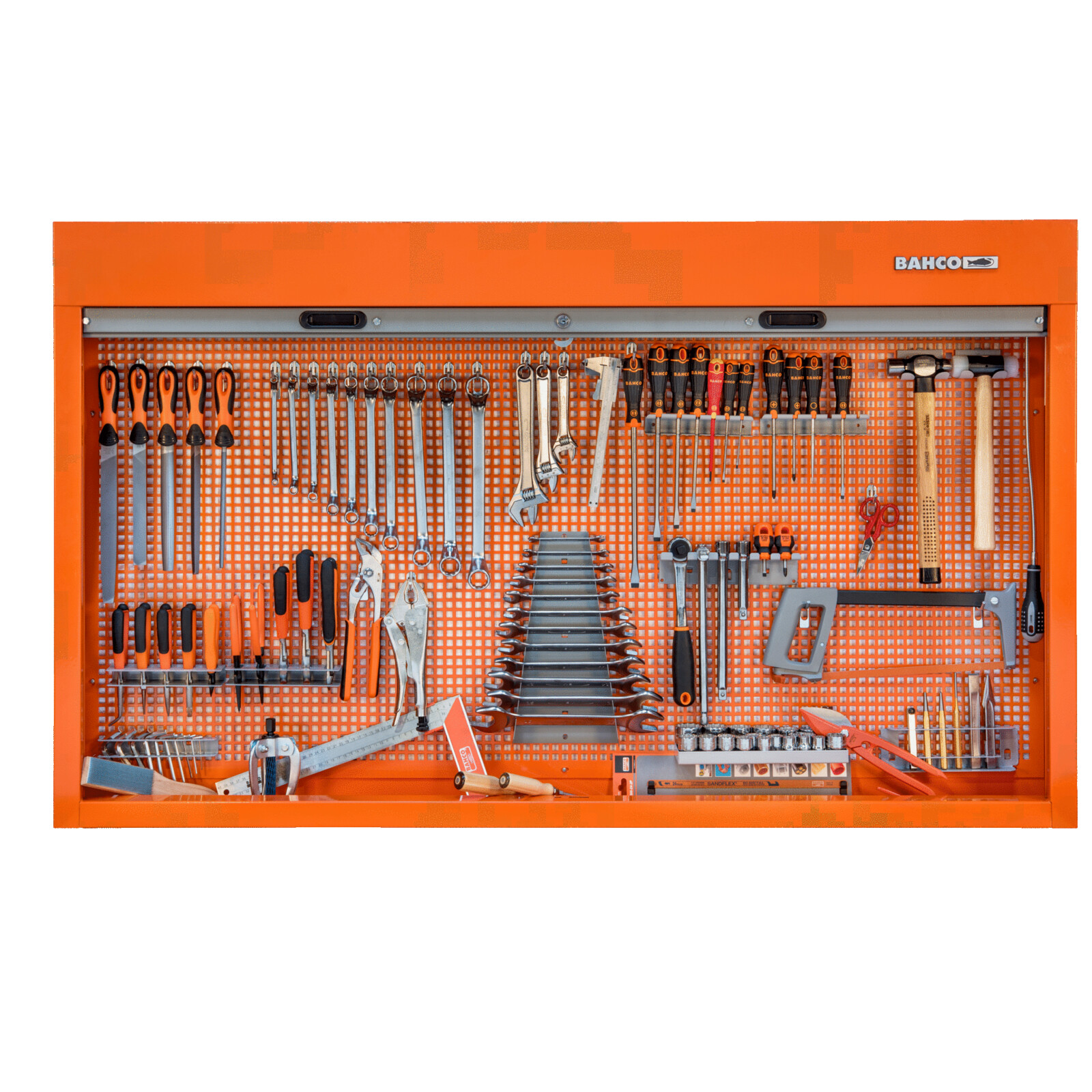 Armoire avec rideau 1500 mm 110 pcs avec kits d’outils multi-usages BAHCO - 1495CS15TS1