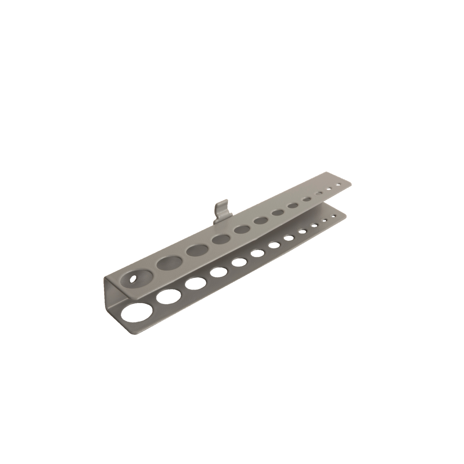 Support pour 12 clés mâles 6 pans 180 x 33 x 25 mm pour panneaux d’outils BAHCO - 1495TP-AC8