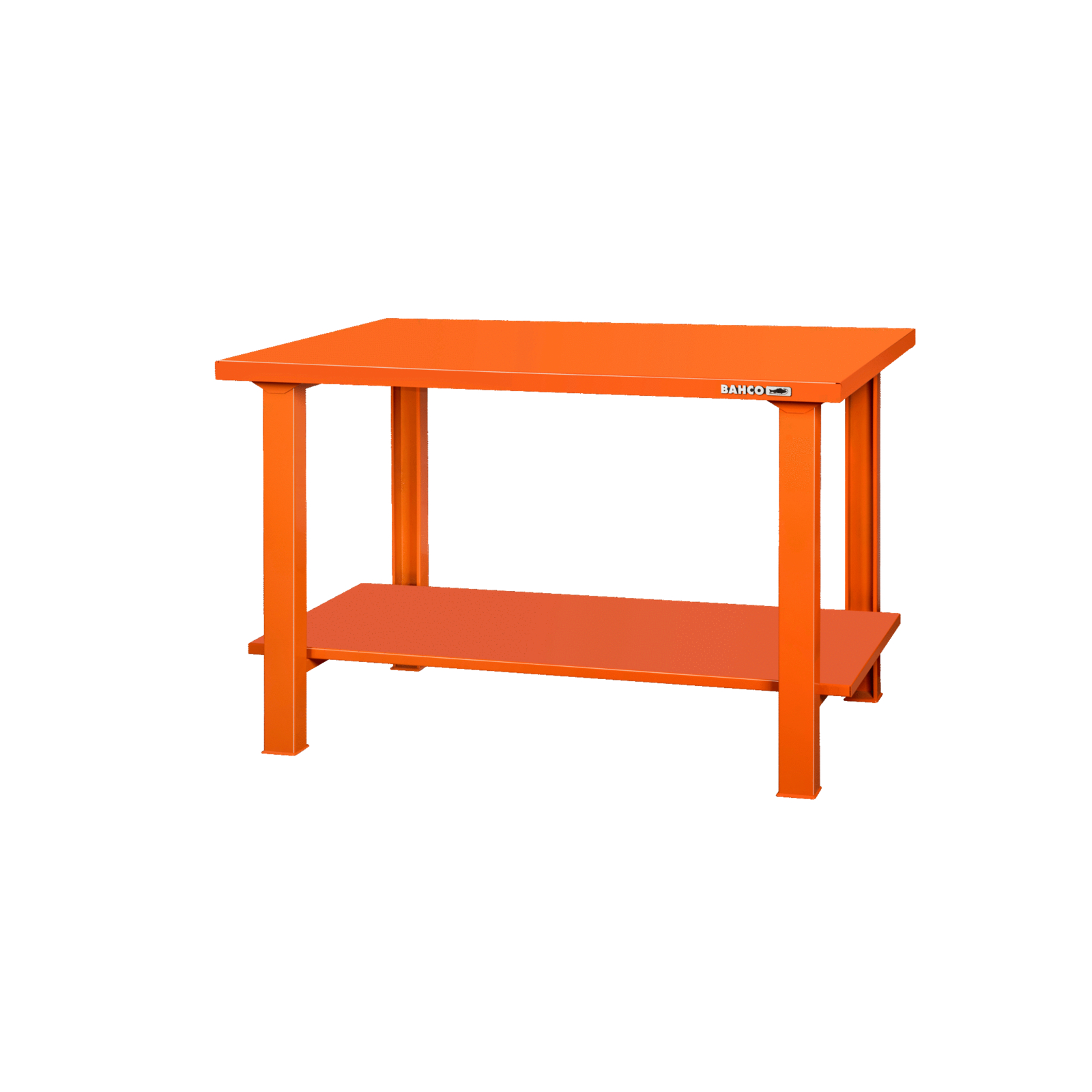 Établi usage intensif avec étagère inférieure 1500 mm capacité 1,5 T plateau acier 40 mm BAHCO - 1495WB15TSBT