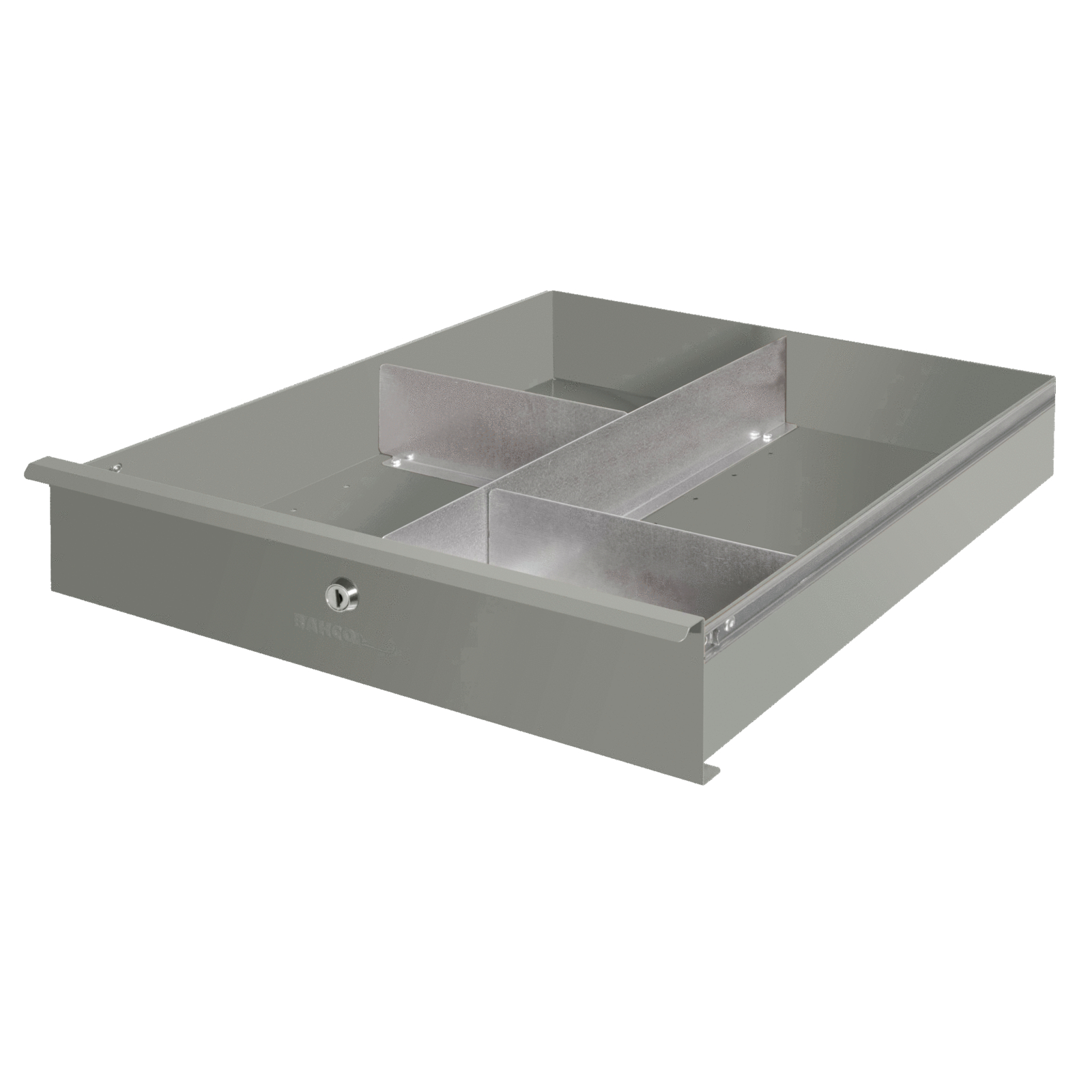 Tiroir pour établis 2 tiroirs avec plateau et séparateurs 105 x 500 x 500 mm BAHCO - 1495WB-AC1