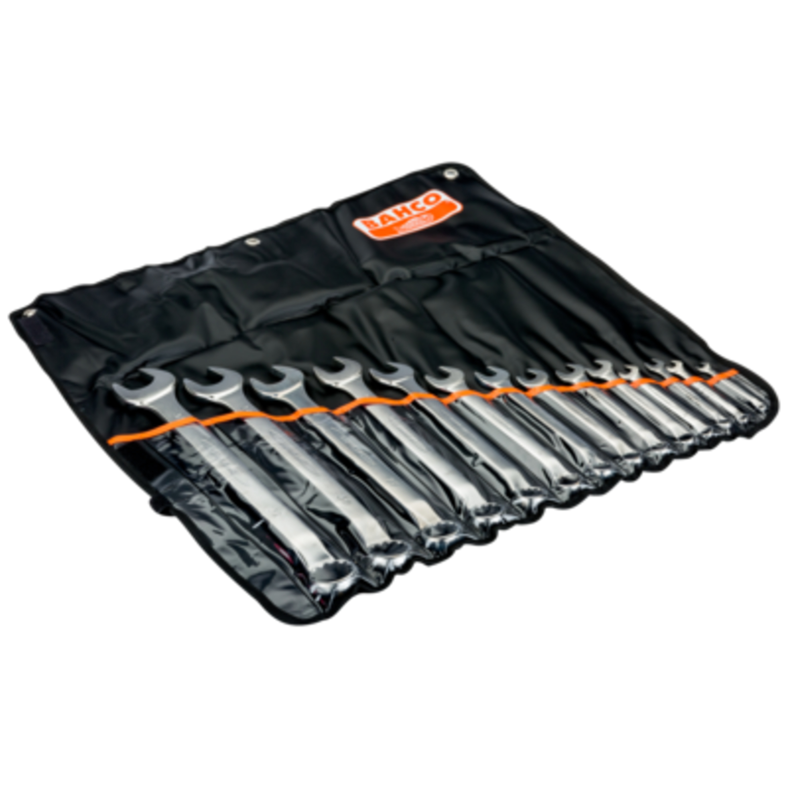 Jeu de clés mixtes contre-coudées métriques 14 pcs avec pochette BAHCO - 1952M/14T