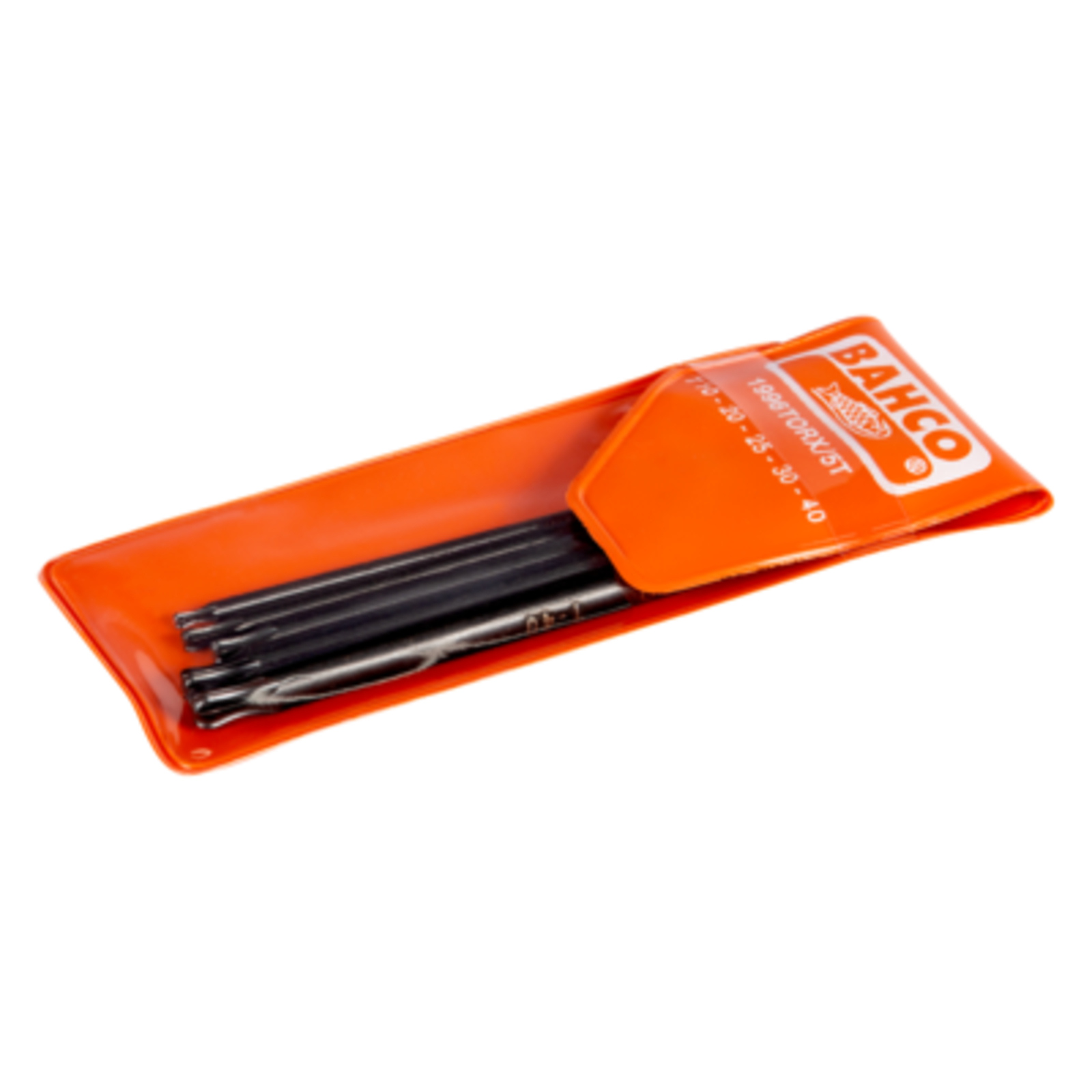 Jeu de clés mâles longues tête sphérique TORX T10-T40 finition phosphatée 5 pcs BAHCO - 1996TORX/5T