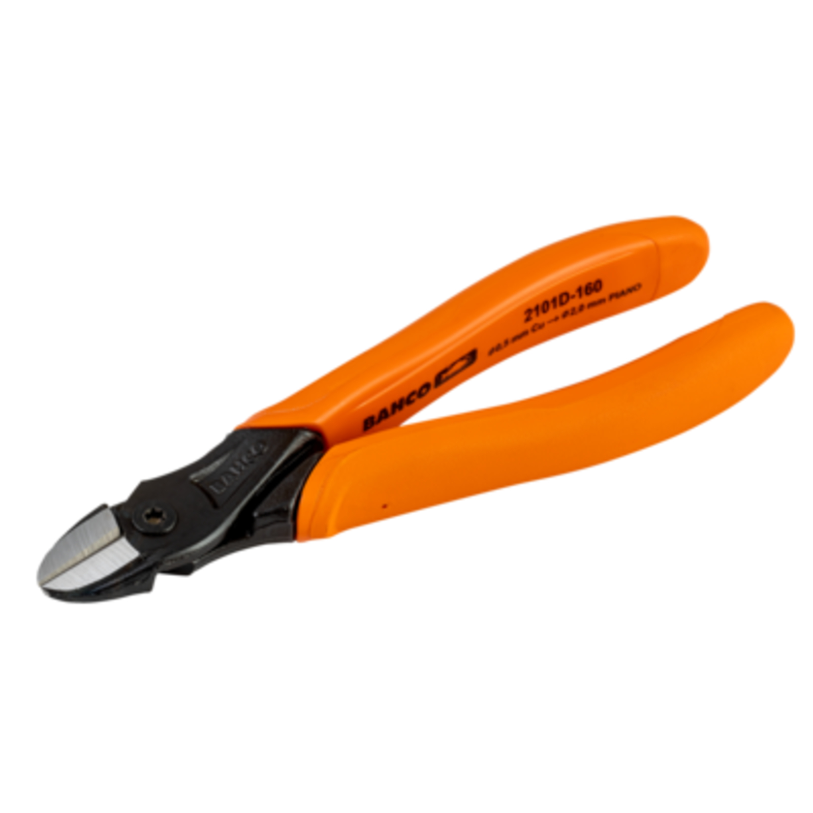 Pince coupante diagonale 140 mm poignées mono-matière finition phosphatée BAHCO - 2101D-140IP
