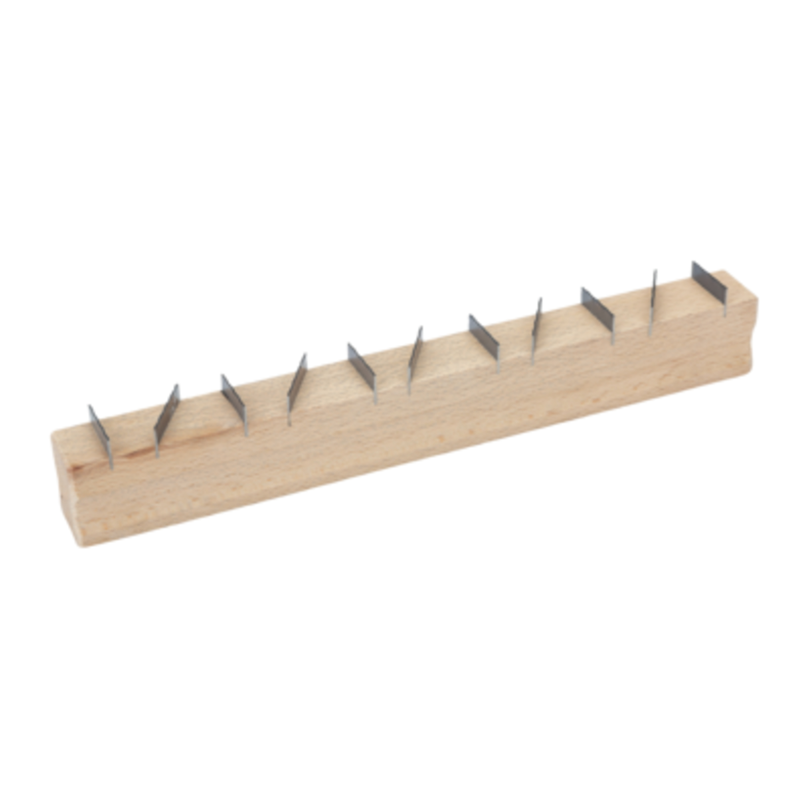 Chemin de fer plâtrier plat et strié 275 mm poignée bois 11 lames 24 dents/pouce BAHCO - 2145020D0