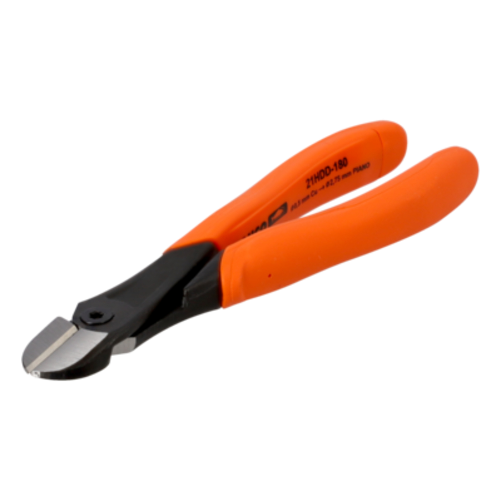 Pince coupante diagonale usage intensif 140 mm poignées monomatière phosphatée BAHCO - 21HDD-140