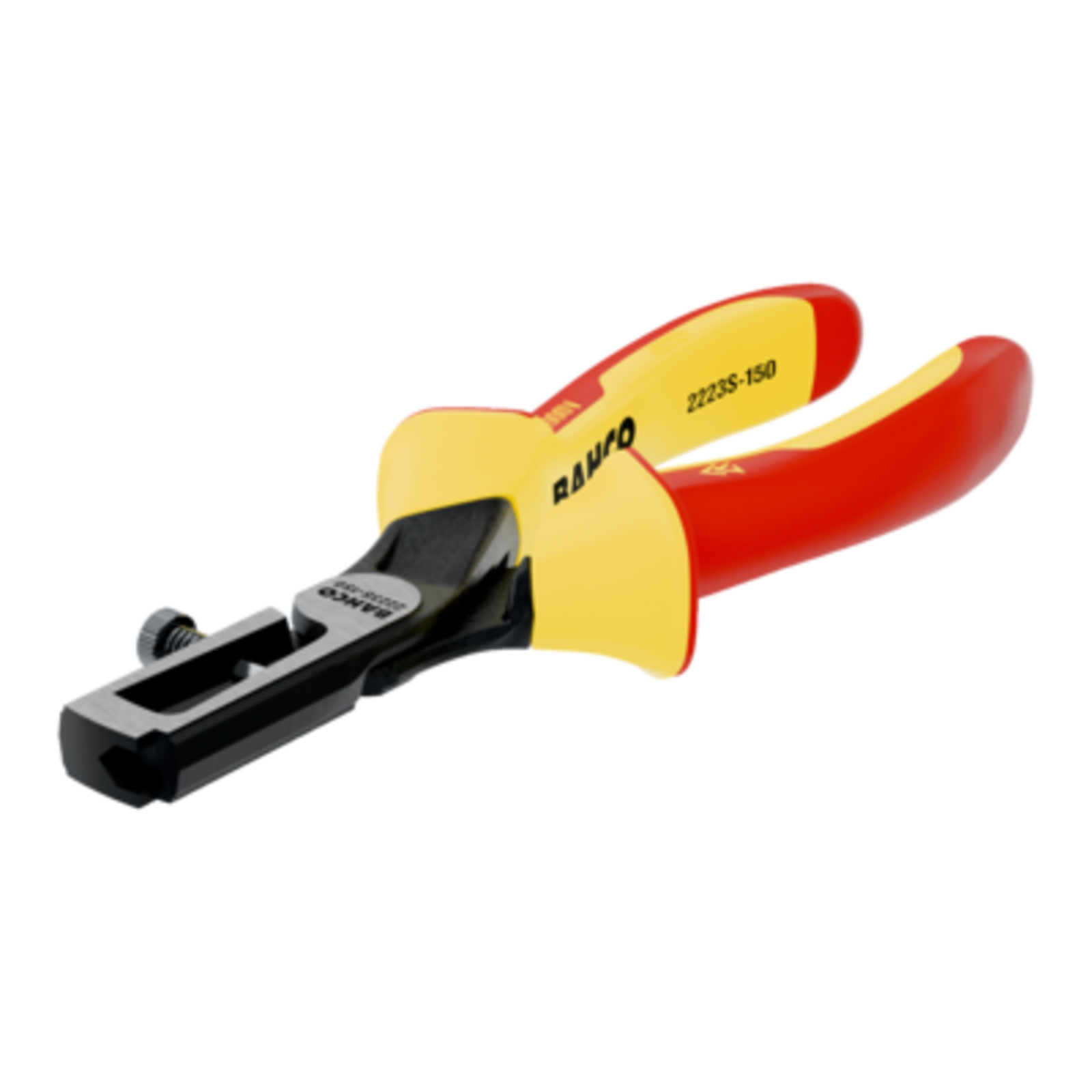 Pince à dénuder coupe-câble 0,5-5 mm poignées isolées ERGO phosphatée 167 mm BAHCO - 2223 S-150