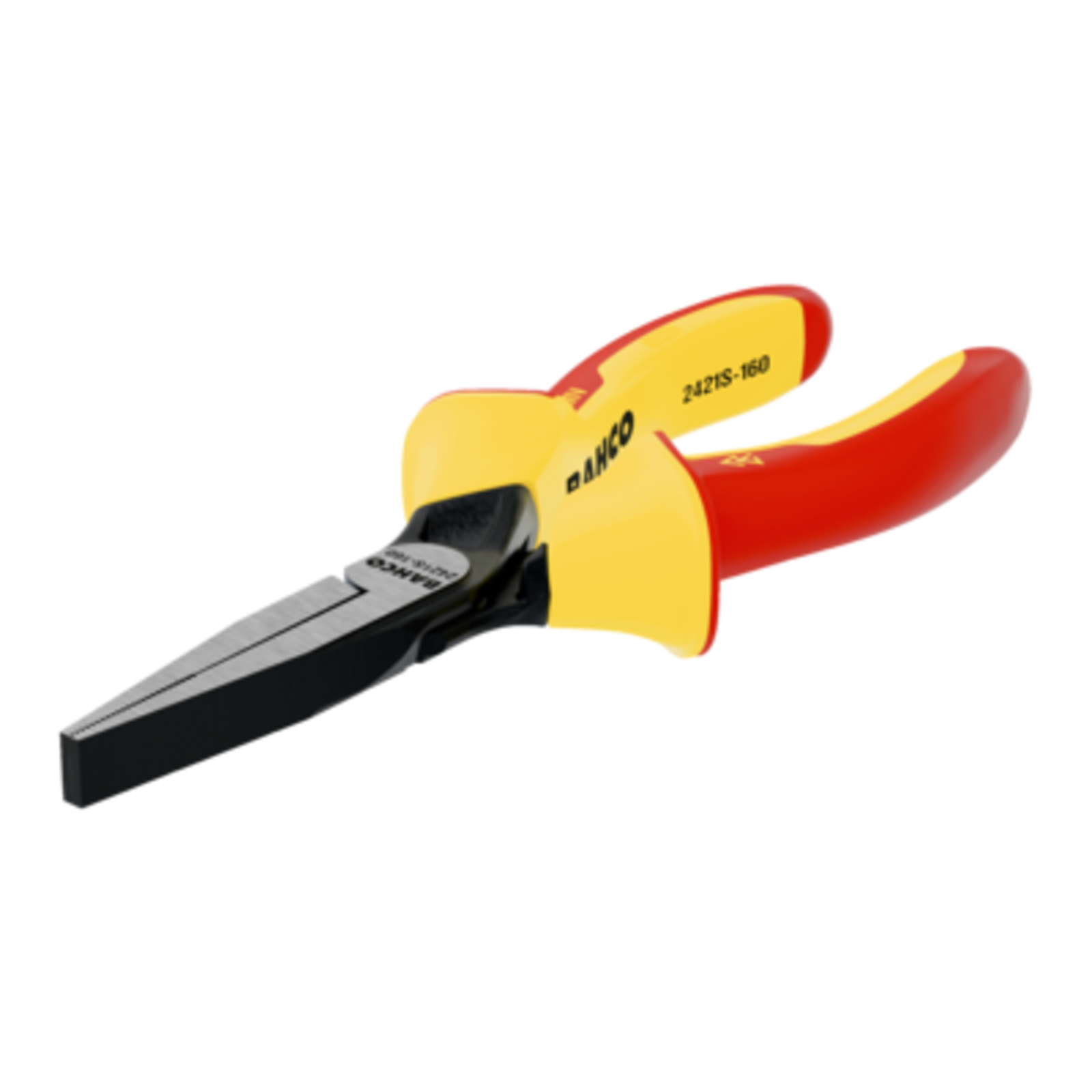 Pince à becs plats longs bi-matière isolée 180 mm ERGO BAHCO - 2421S-180