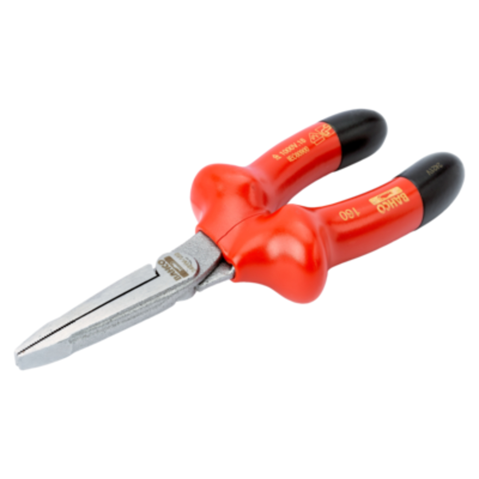 Pinces à bec plat isolées VDE 160 mm haute performance BAHCO - 2421V-160