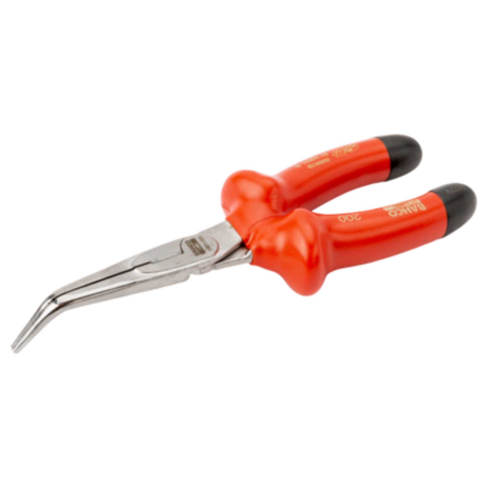 Pince à bec demi-rond isolée VDE pointes à 45° 200 mm BAHCO - 2427V-200