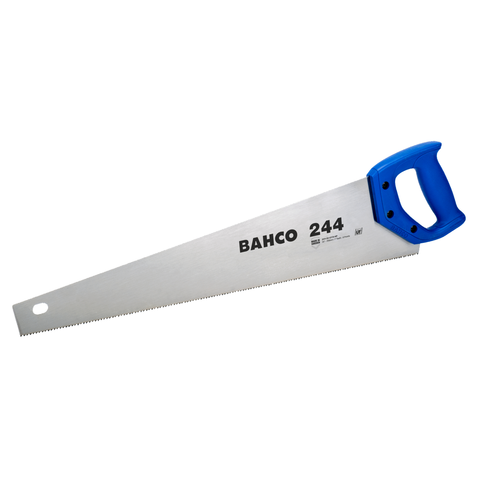 Scie égoïne 500 mm 7/8 dents au pouce pour bois plastiques métaux tendres BAHCO - 244-20-U7/8-HP