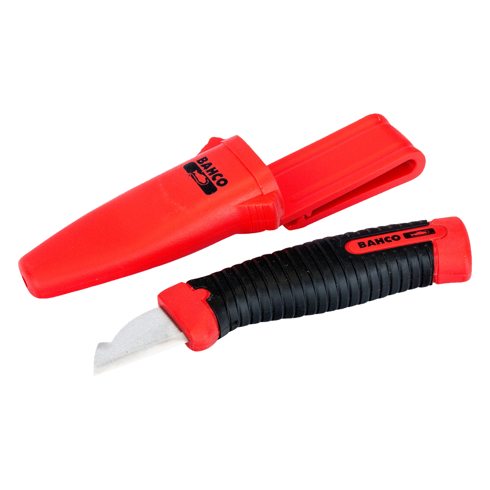 Couteau d'électricien à dénuder pour droitiers 145 mm avec étui BAHCO - 2446-ELR