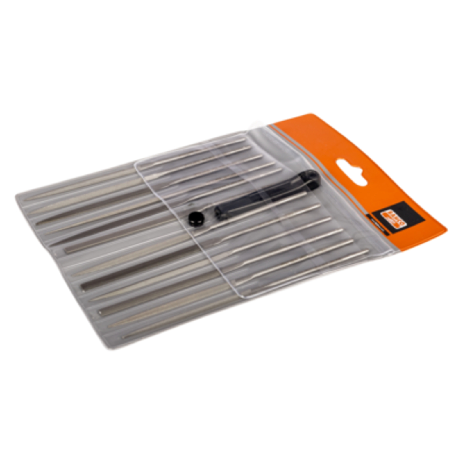 Jeu de limes aiguilles bâtardes 160 mm 12 pièces sans manche avec étui BAHCO - 2-472-16-0-0