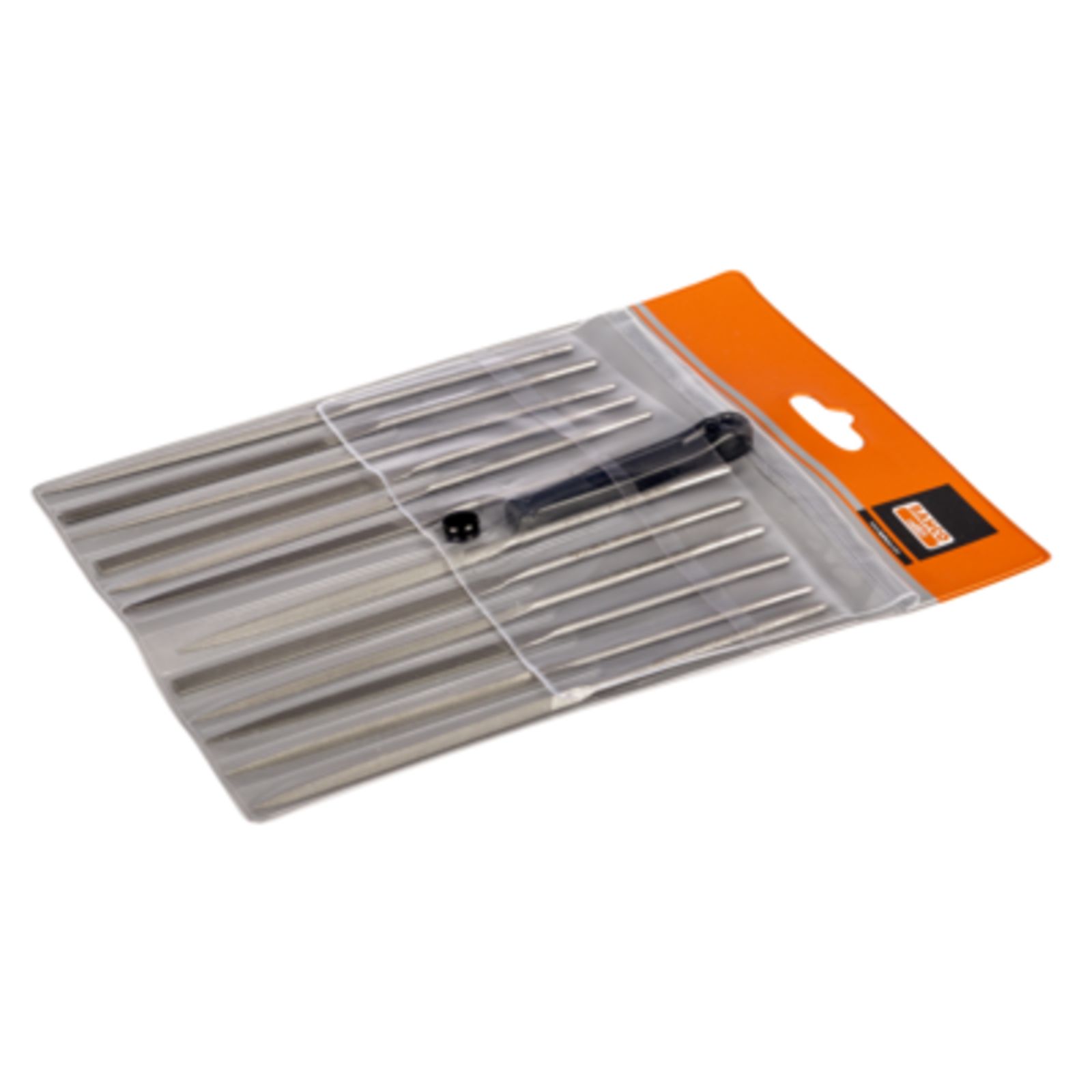Jeu de limes aiguilles douces 160 mm 12 pièces sans manche avec trousse BAHCO - 2-472-16-2-0