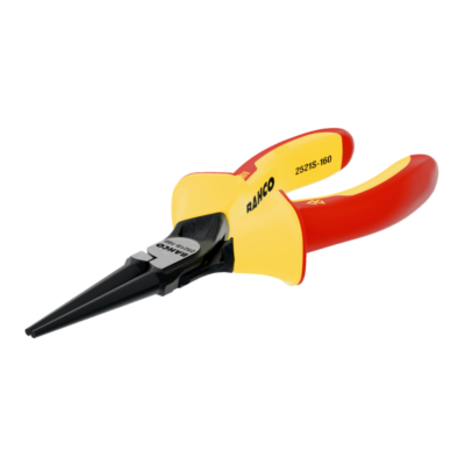 Pinces à becs ronds isolées ERGO 140 mm bi-matière finition phosphatée BAHCO - 2521S-140