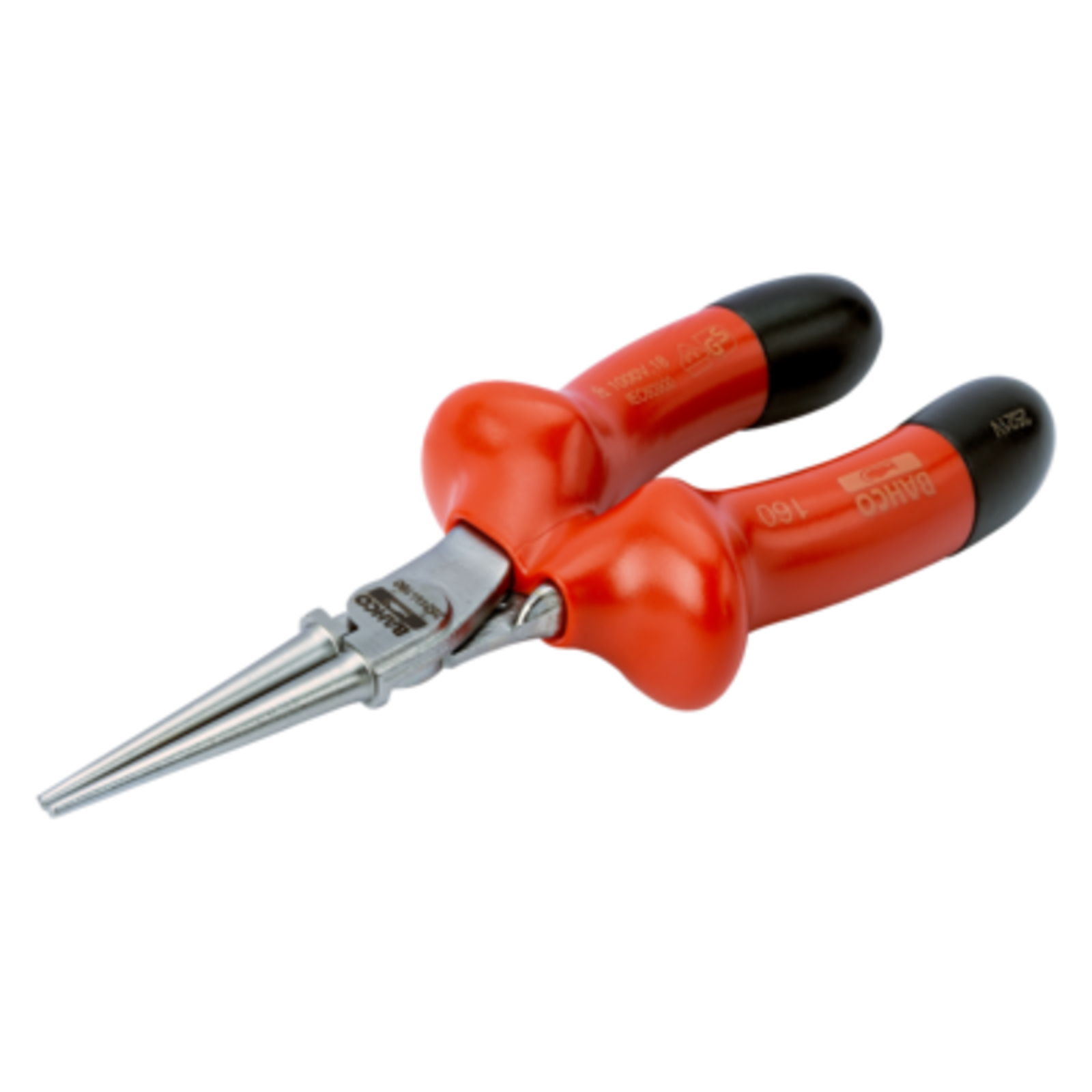 Pinces à bec rond isolées VDE 160 mm haute performance BAHCO - 2521V-160