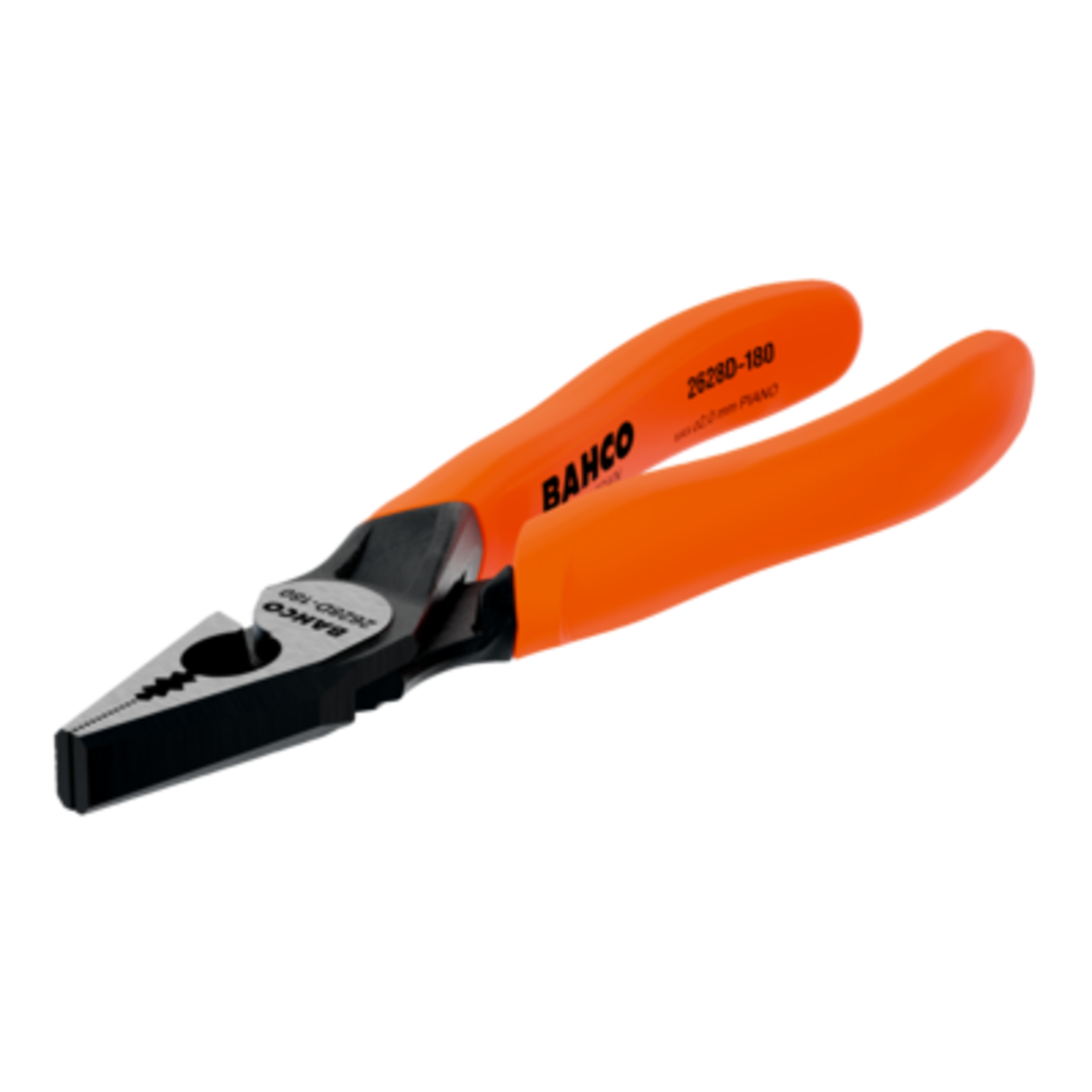 Pince universelle 160 mm poignées PVC coupe câble Fe+ 2 mm corde à piano 1,8 mm BAHCO - 2628 D-160