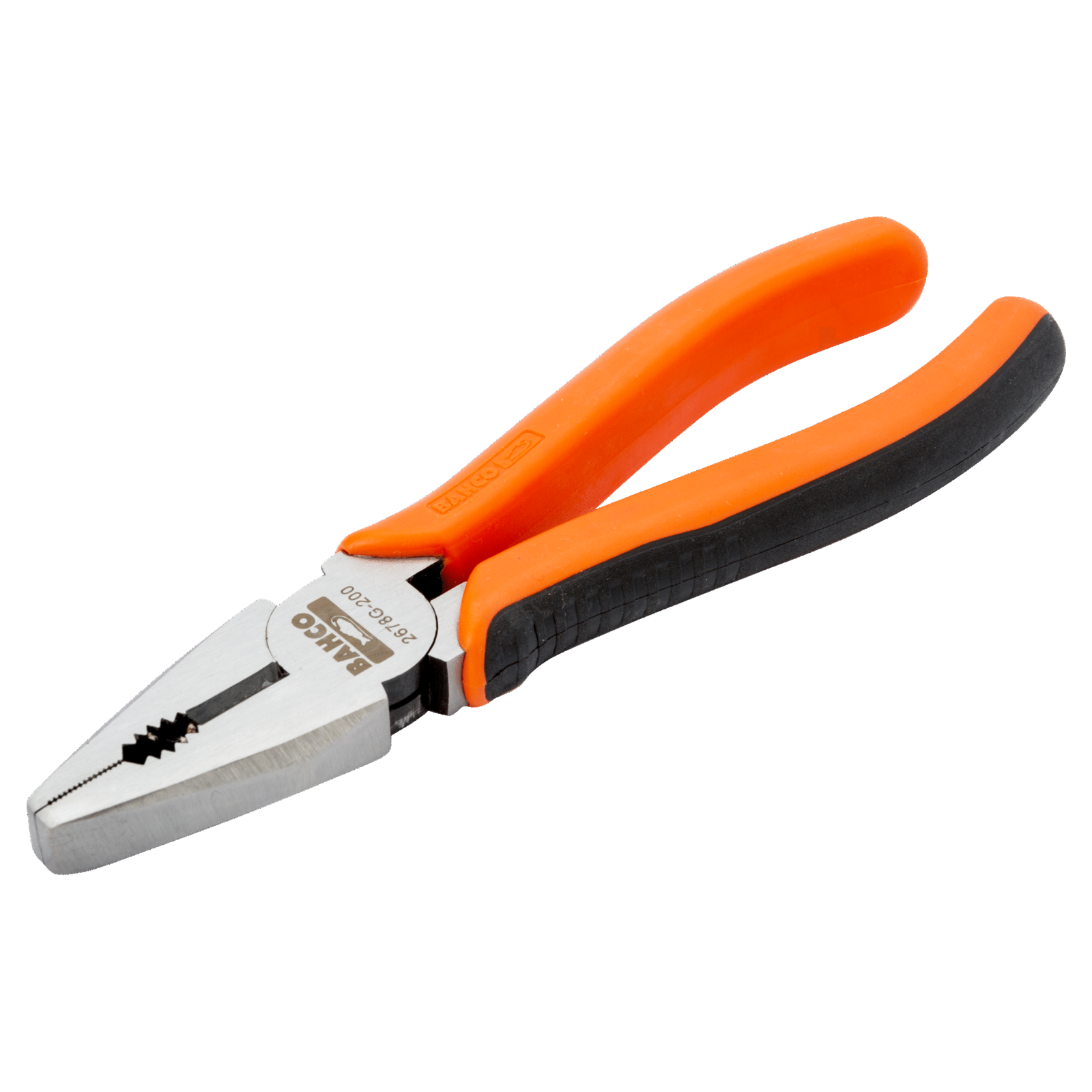 Pince universelle coupe fer et cordes piano 205 mm poignées bimatière BAHCO - 2678 G-200