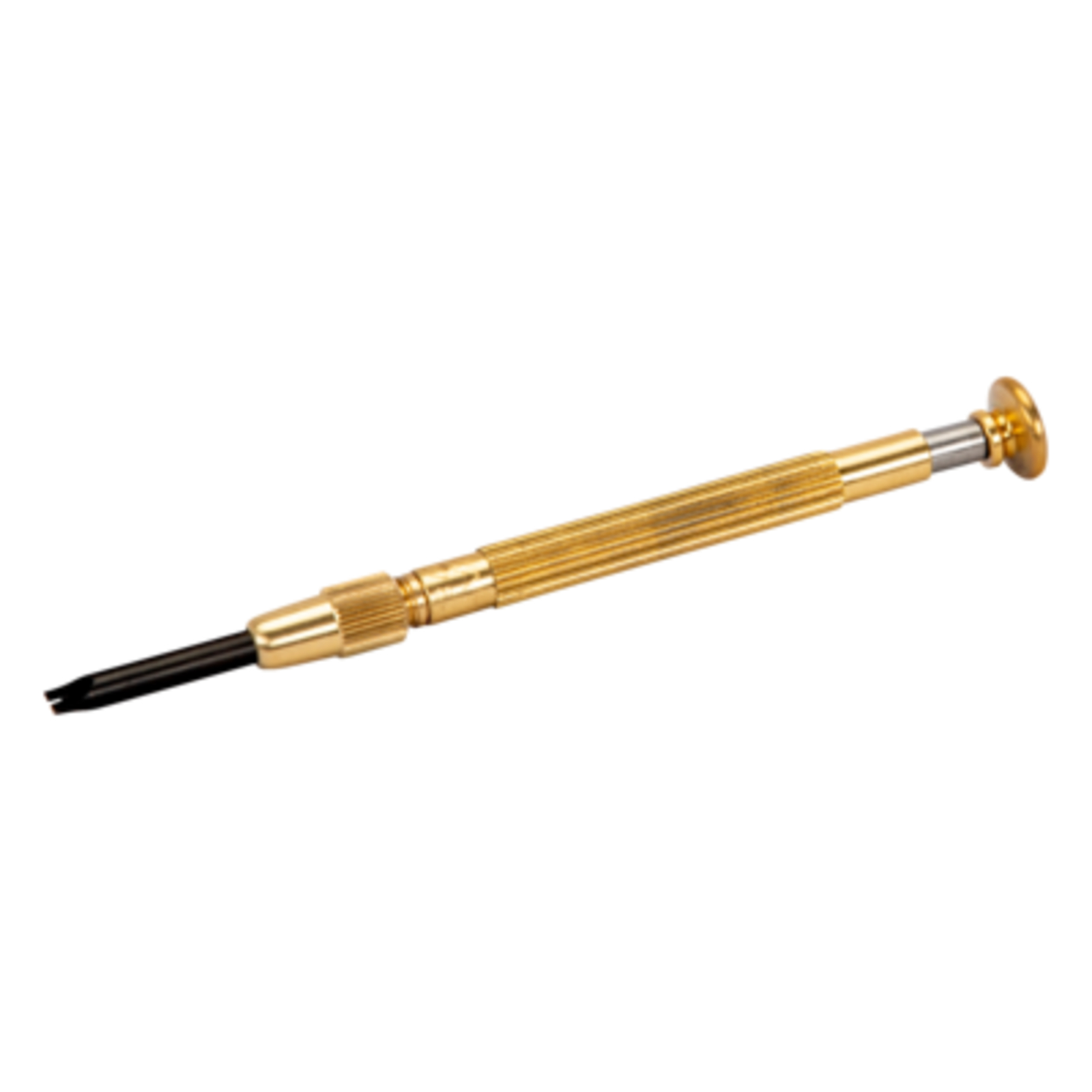 Tournevis précision vis à fente 3,5 x 110 mm manche laiton tête rotative BAHCO - 2784-3.5