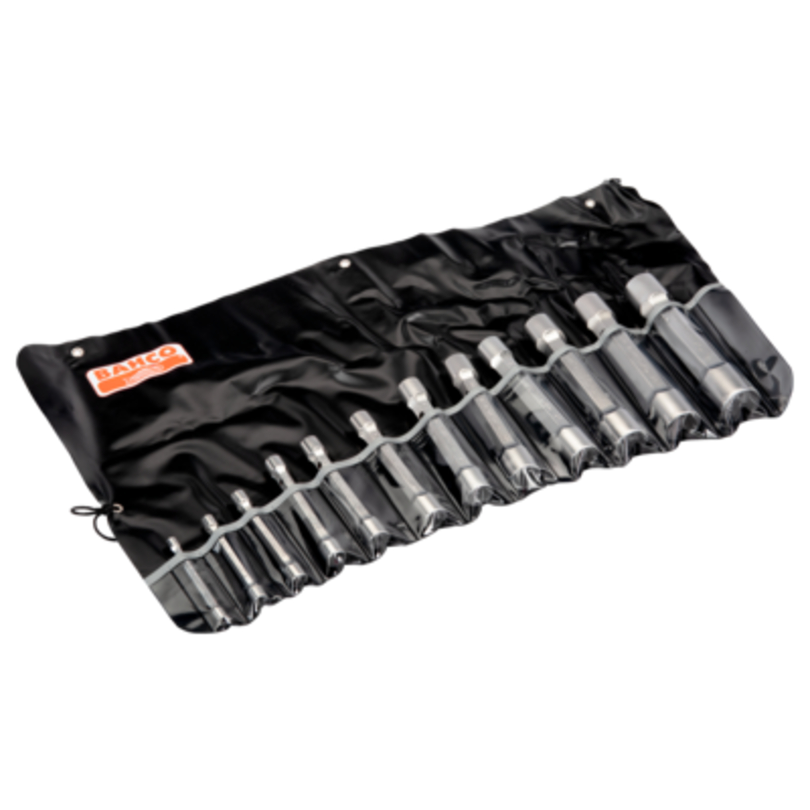 Jeu de clés à pipe droites doubles métriques 12 pcs avec pochette BAHCO - 27M/12T