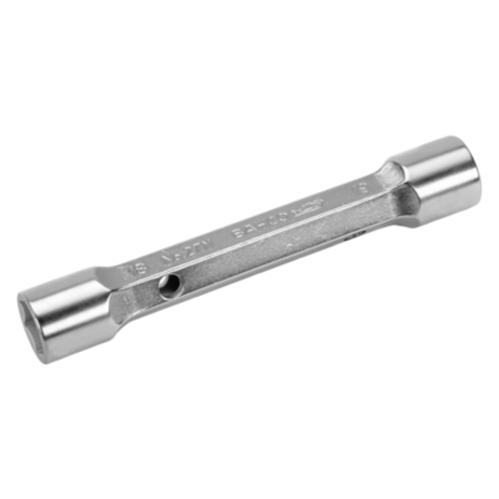 Clé à pipe double 24 x 27 mm 193 mm finition chromée BAHCO - 27M-24-27