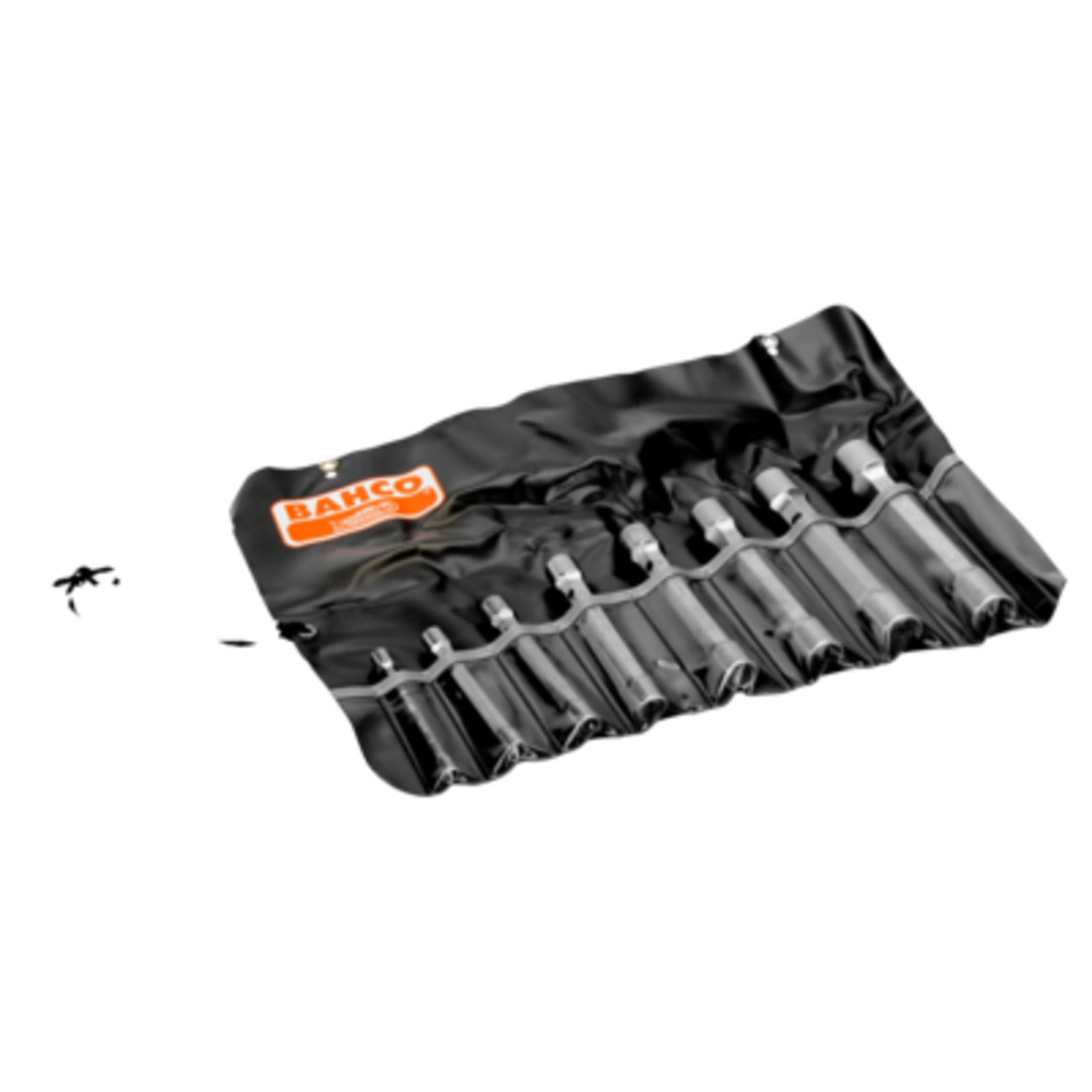 Jeu clés à pipe droites doubles métriques 8 pcs en pochette BAHCO - 27M/8T