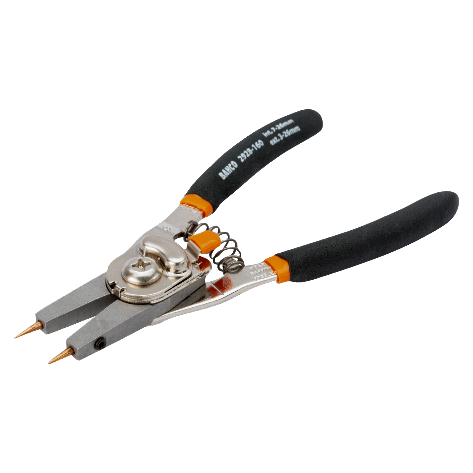 Pinces réversibles à circlips intérieurs et extérieurs 250 mm avec embouts interchangeables BAHCO - 2928-250