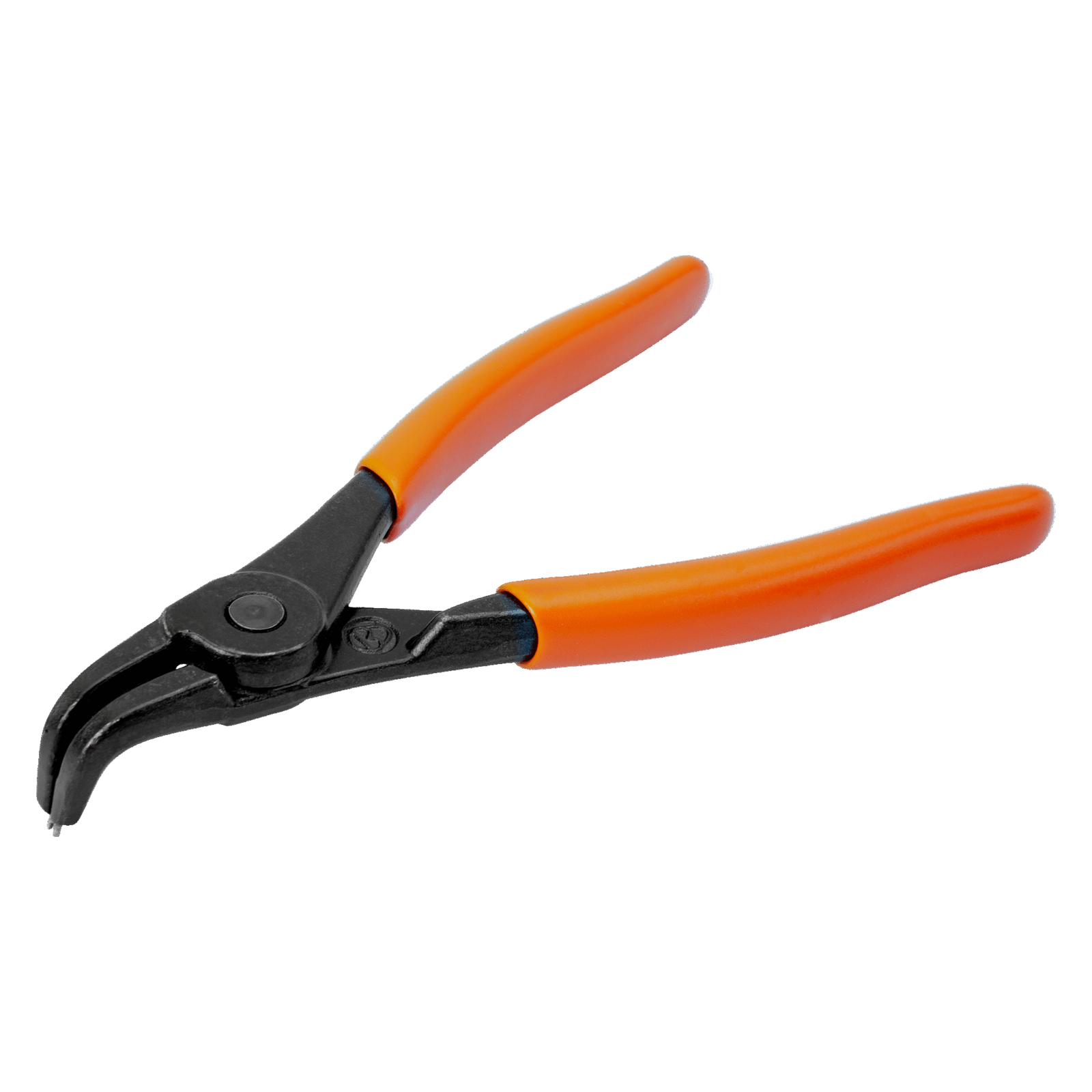 Pince à circlips extérieurs bec courbé 90° 180 mm ressort PVC BAHCO - 2990-180
