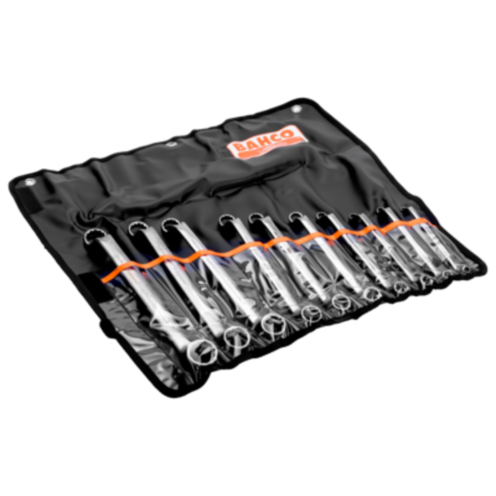 Jeu de clés polygonales doubles longues coudées 10 pcs pochette BAHCO - 2M/10T