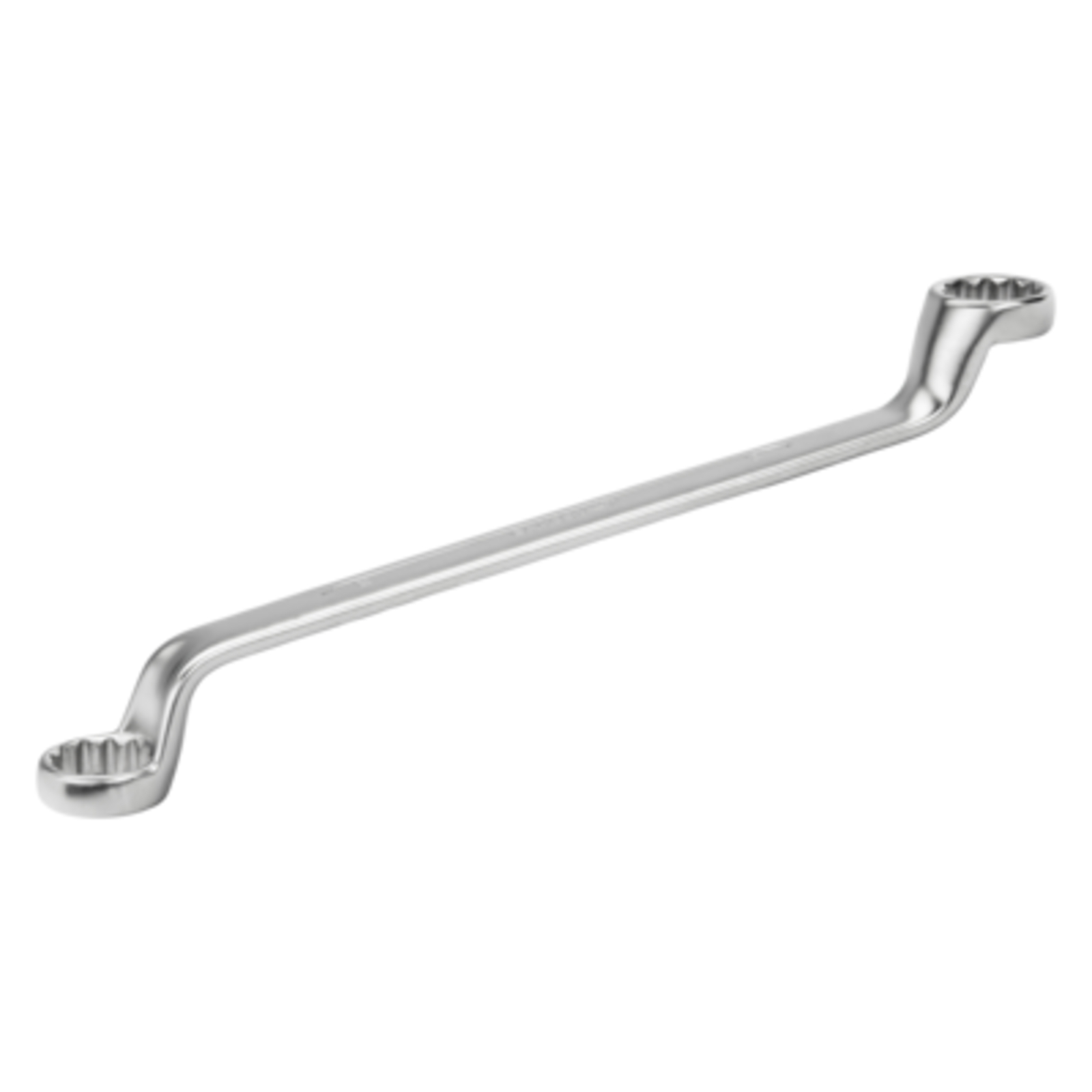 Clé polygonale double coudée 19x22 mm 291 mm finition chromée BAHCO - 2M-19-22