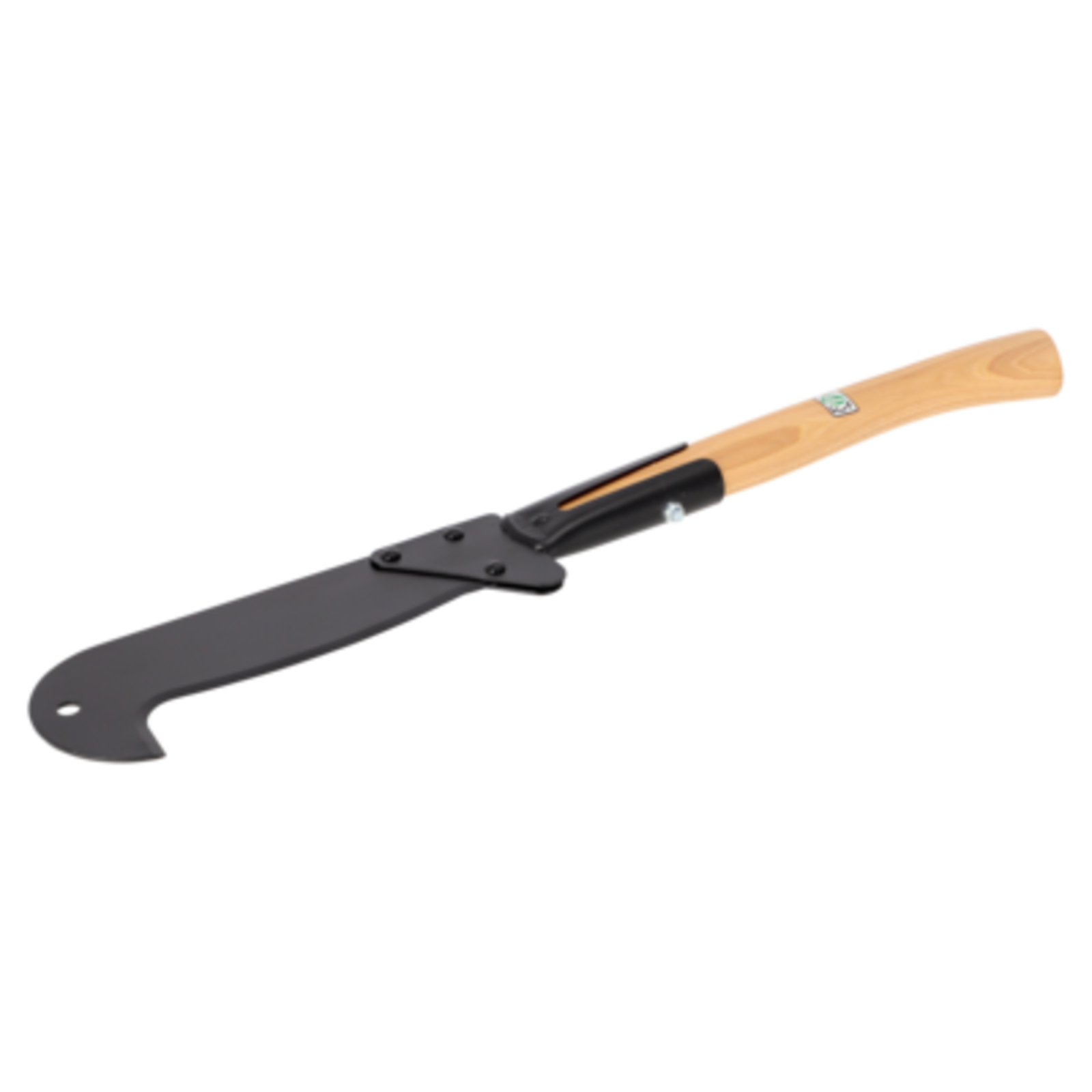 Couteau débroussaillage lame acier trempé manche bois hickory 600 mm avec protecteur BAHCO - 3005