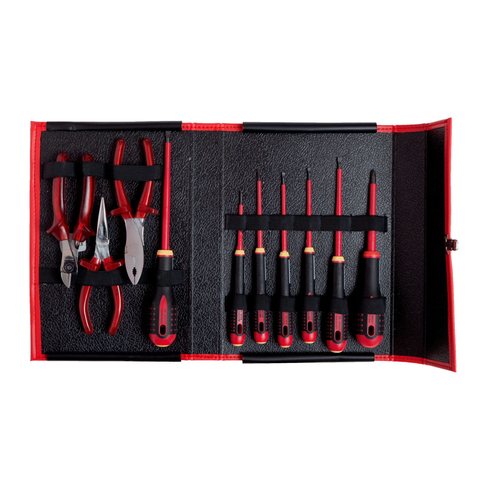 Jeu d'outils isolés 10 pcs pour électricien mallette pliable BAHCO - 3045/1VDE