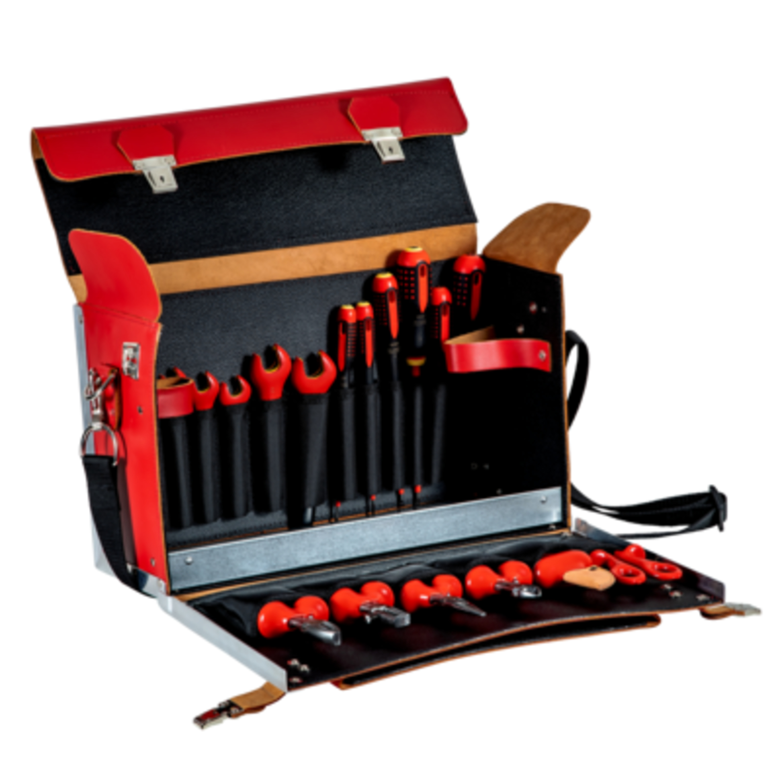 Jeu d'outils isolés 19 pièces mallette cuir 1000 V norme IEC 60900 BAHCO - 3045V-2