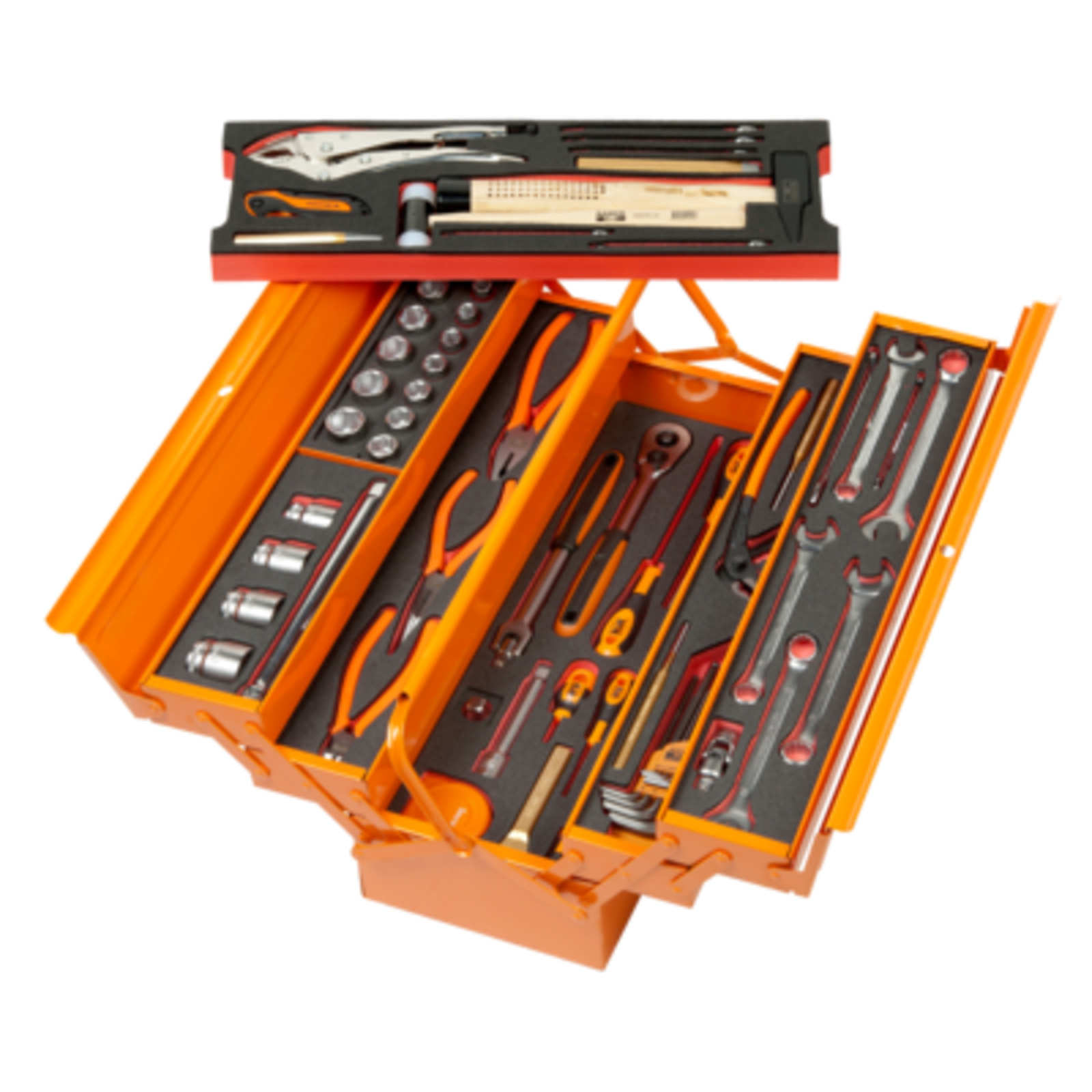 Caisse à outils métallique 69 pièces modules mousse avec 5 compartiments BAHCO - 3149-ORFF1