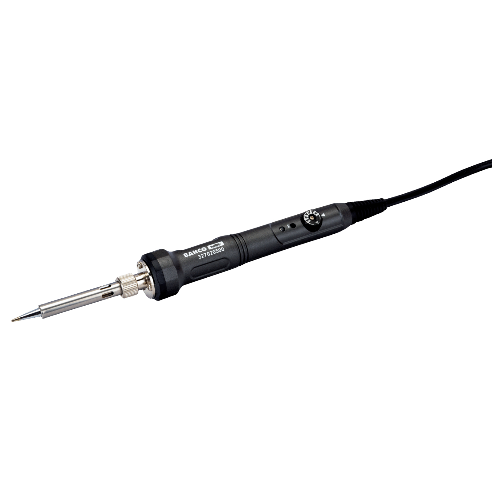 Fer à souder contrôle température 50 W 200-500 °C prise euro notice pointe 0,5 mm BAHCO - 327020500