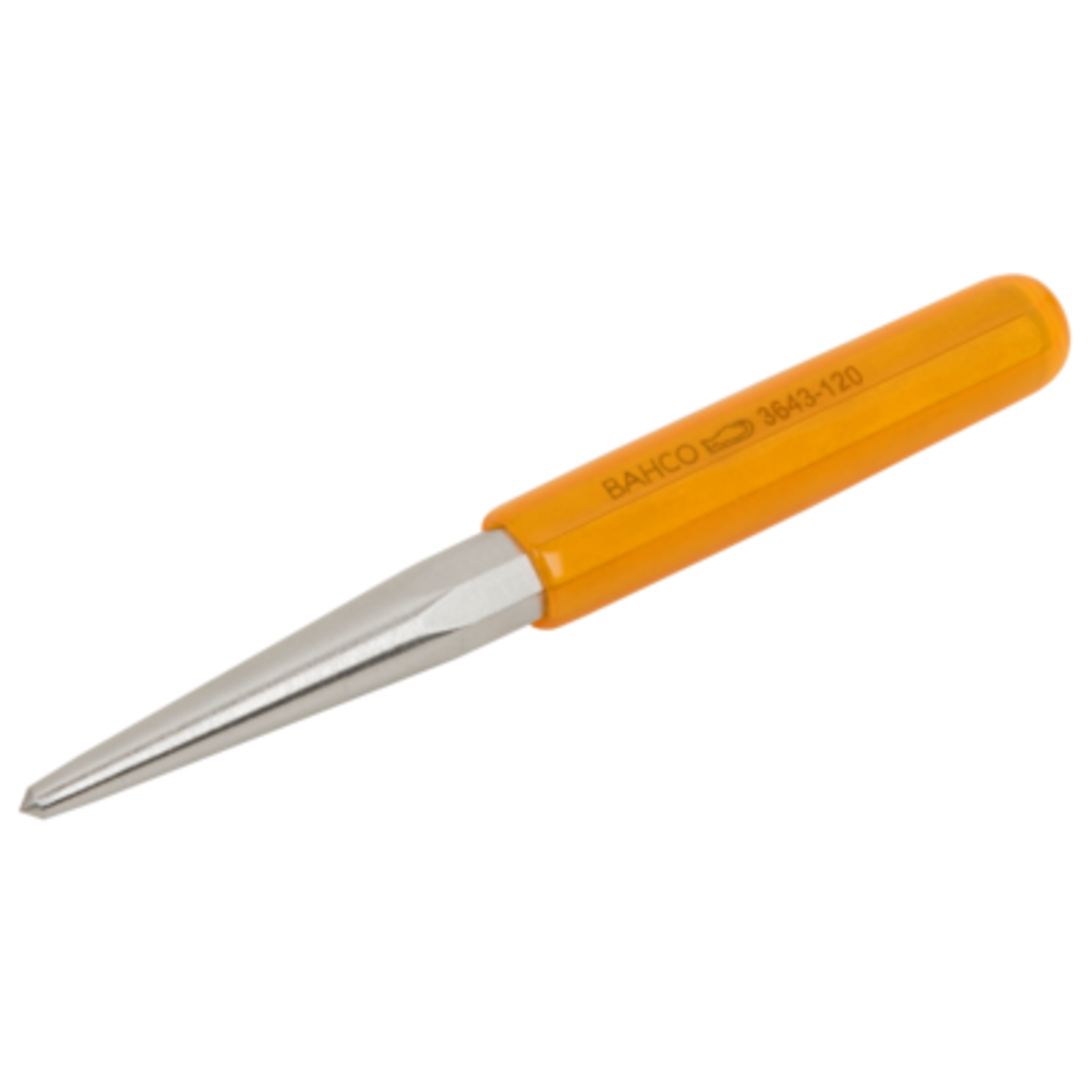 Poinçon 5 mm corps octogonal avec gaine et protecteur de main 150 mm BAHCO - 3643-150