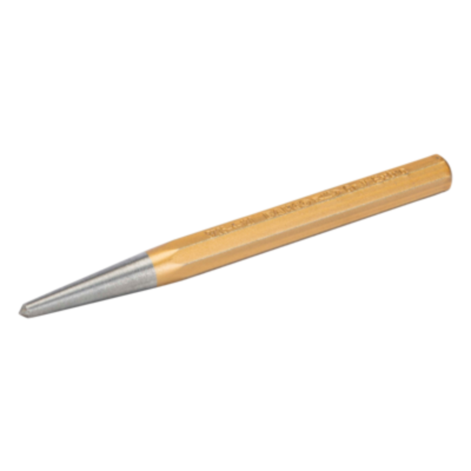 Poinçon 5 mm corps octogonal finition verni cuivré 150 mm BAHCO - 3735-5-150
