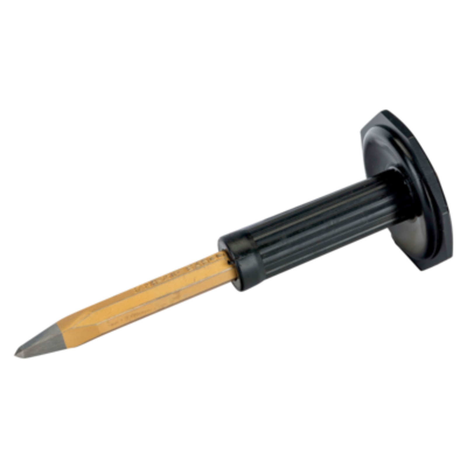 Burin pointu 250 mm corps octogonal avec protège-main plastique BAHCO - 3739H-250