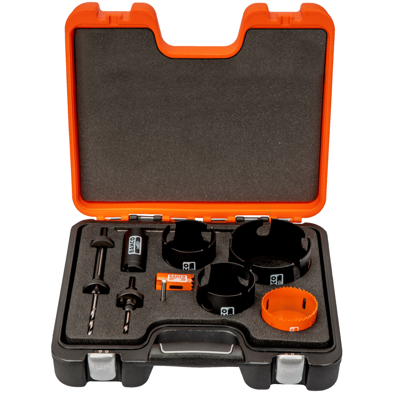 Coffret scies trépans mixtes 35-114 mm 10 pièces bi-métal multi-construction BAHCO - 3835-SET-64