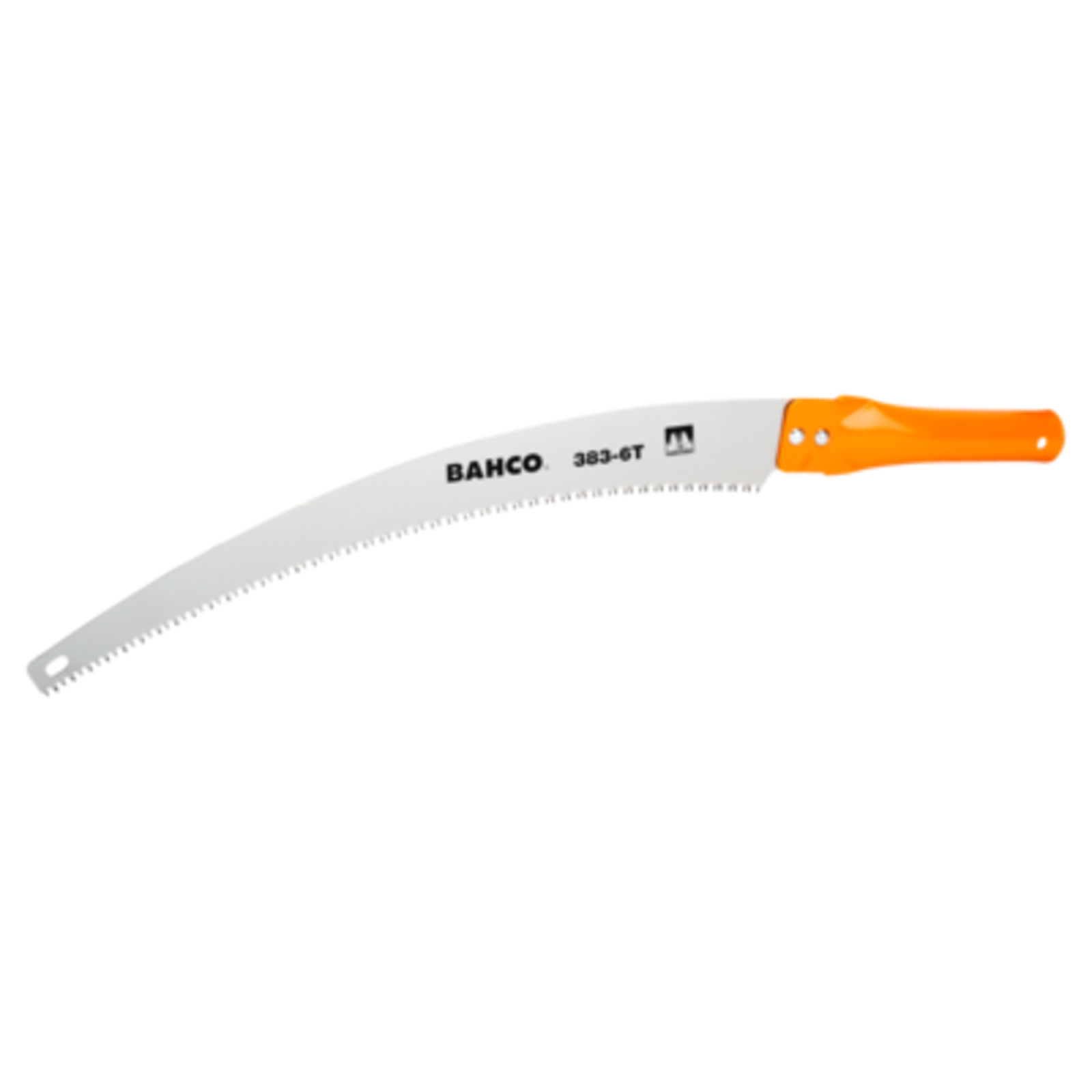 Scie arboricole trempée 6 dents 360 mm avec manche acier BAHCO - 383-6T