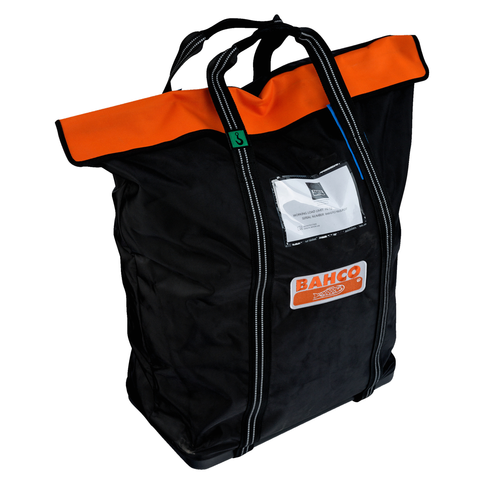 Sac de levage rigide 300 x 500 x 730 mm doubles hanses renforcées 70 kg BAHCO - 3875-SB70