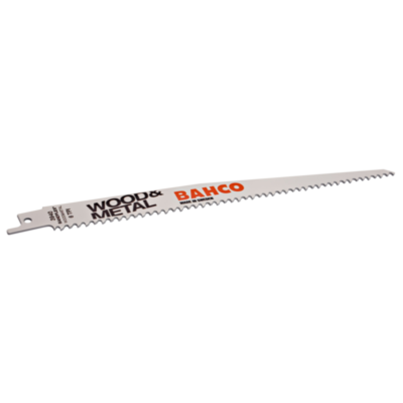 Jeu de lames scie sabre bimétal 300 mm 6 dents SL 2 pcs Sandflex BAHCO - 3940-300-6-SL-2P