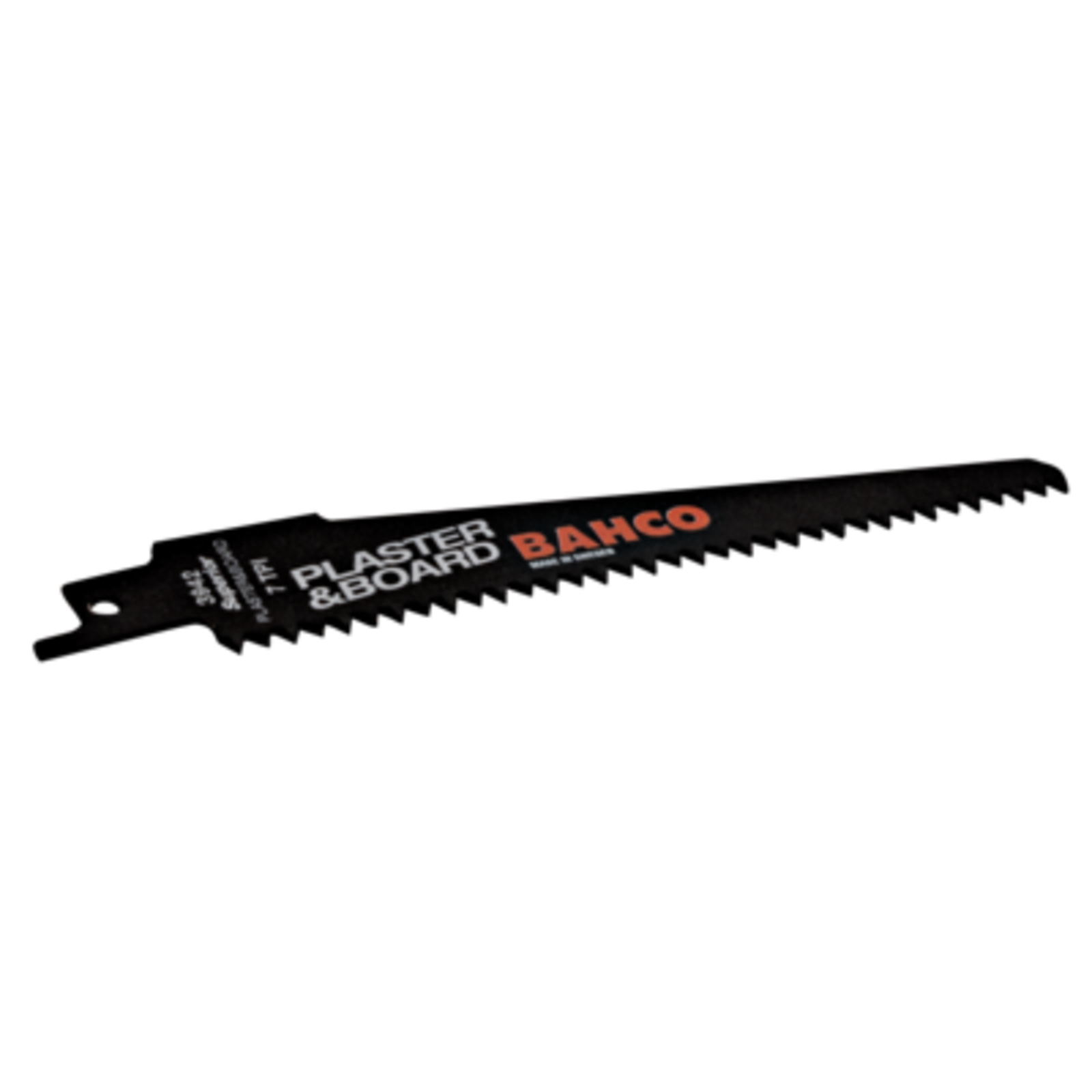 Jeu de lames scie sabre bimétal 150 mm 7 dents SL pour plâtre et panneaux 10 pcs BAHCO - 3942-150-7-SL-10P