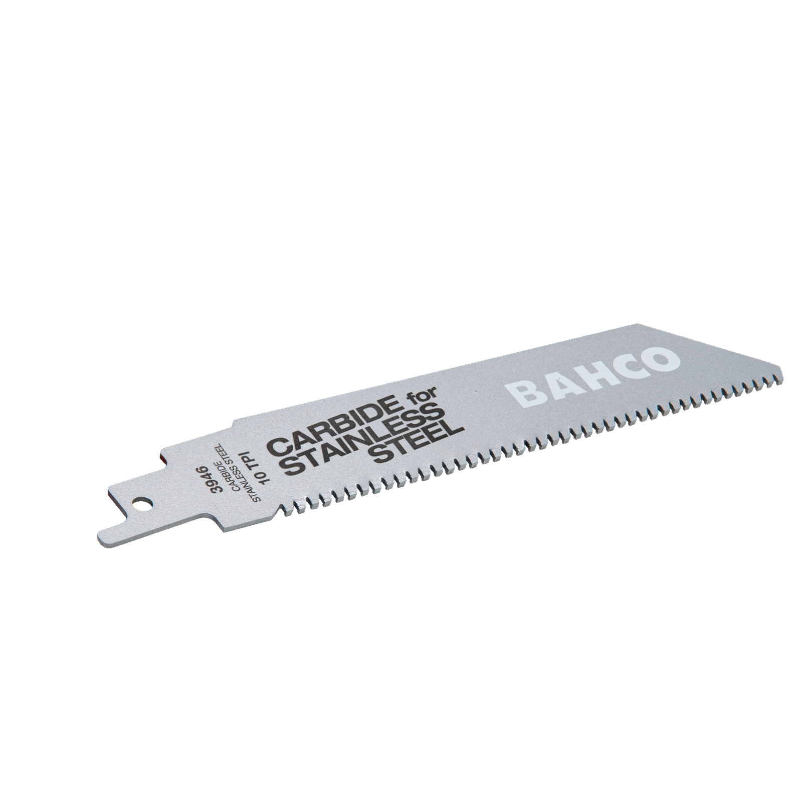 Lame scie sabre carbure 228 mm 10 TPI HST inoxydable BAHCO - 3946-228-10-HST-1P