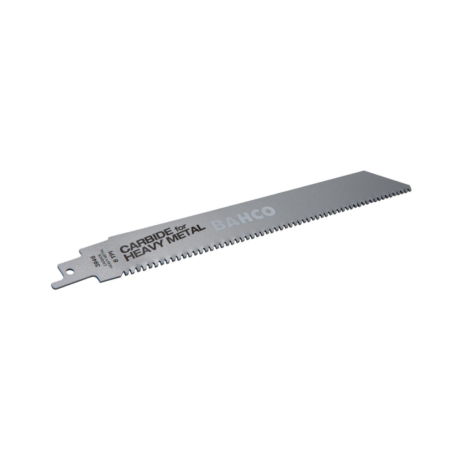 Lame scie sabre carbure tungstène métal 228 mm HST 8 TPI tige universelle BAHCO - 3946-228-8-HST-1P