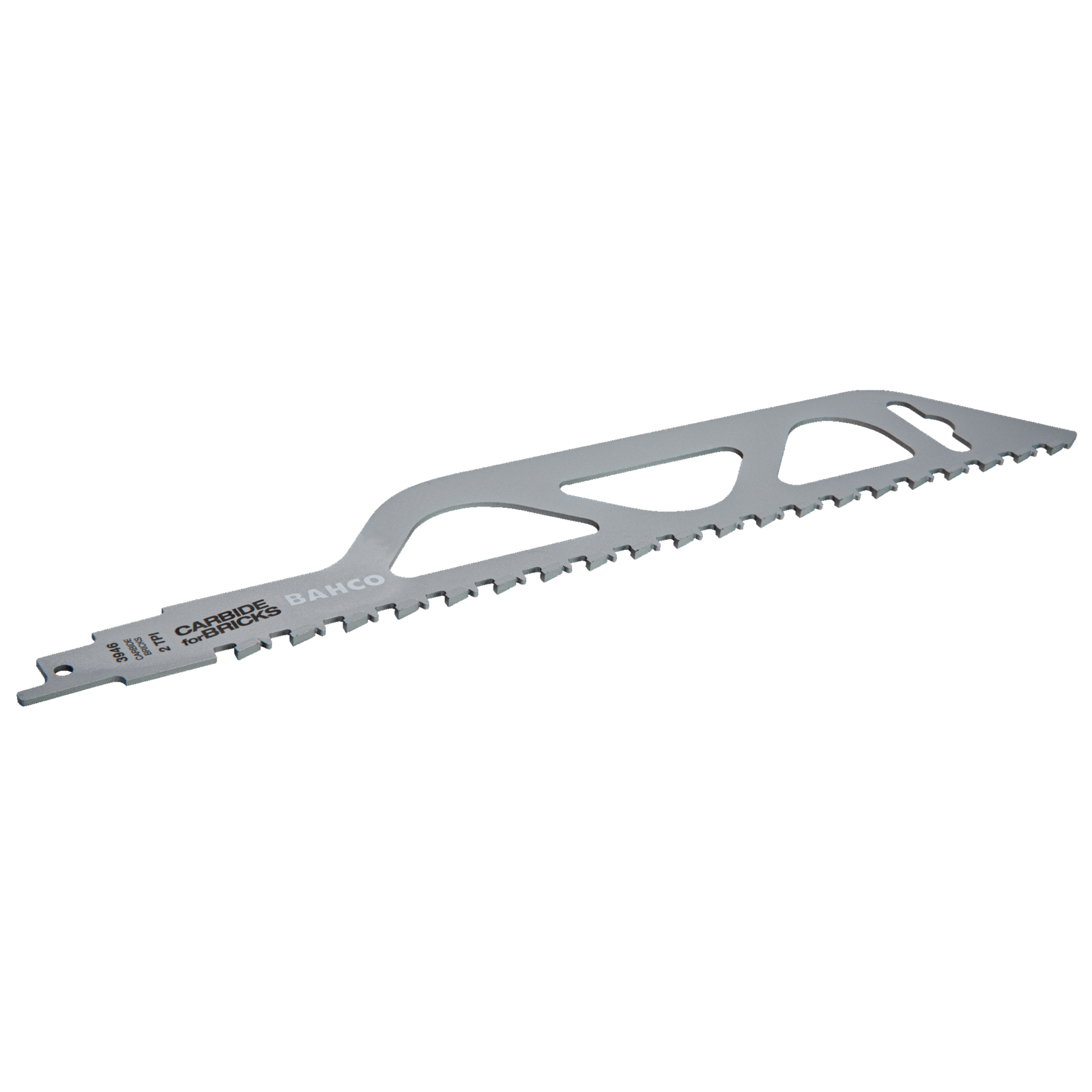 Lame de scie sabre carbure 457 mm 2 dents/pouce universelle pour briques et béton BAHCO - 3946-457-2-CB-1P