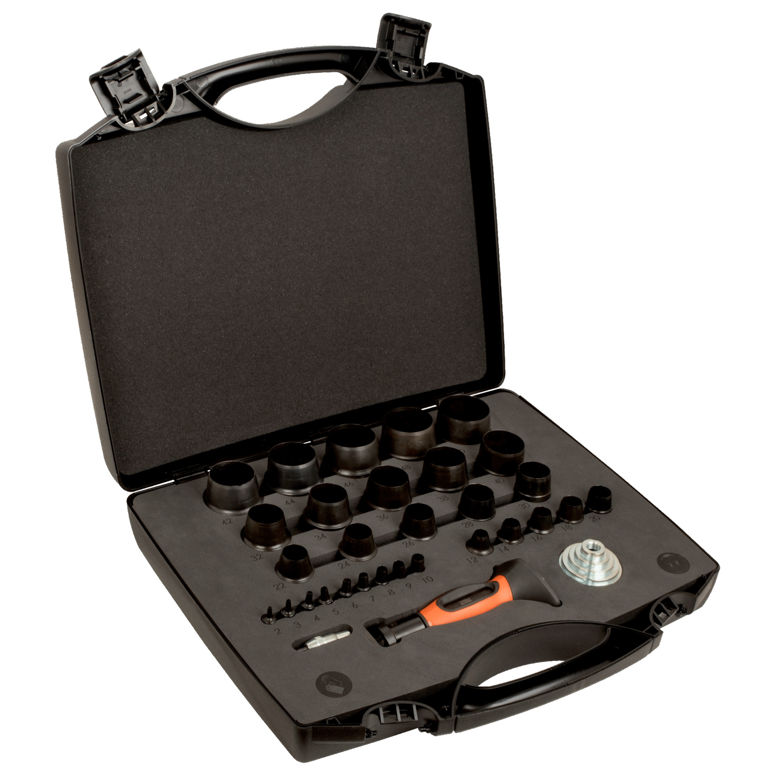Jeu de découpe-joints 32 pièces 2-50 mm avec mallette plastique BAHCO - 400.002.050