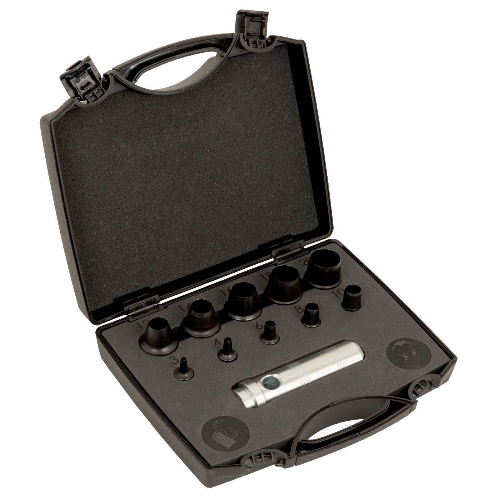 Jeu découpe-joints 11 pièces 3-20 mm avec manche mallette plastique BAHCO - 400.003.020