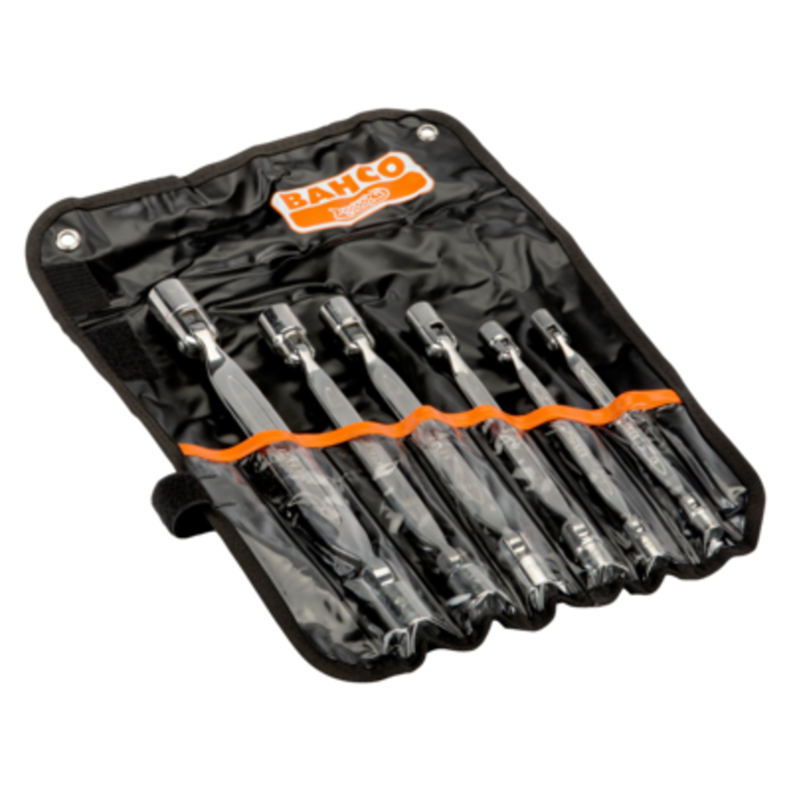 Jeu de clés doubles tête articulée métrique 6 pcs avec trousse plastique BAHCO - 4040M/6T